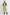 Panelled Sleeveless Dress - Apple Green