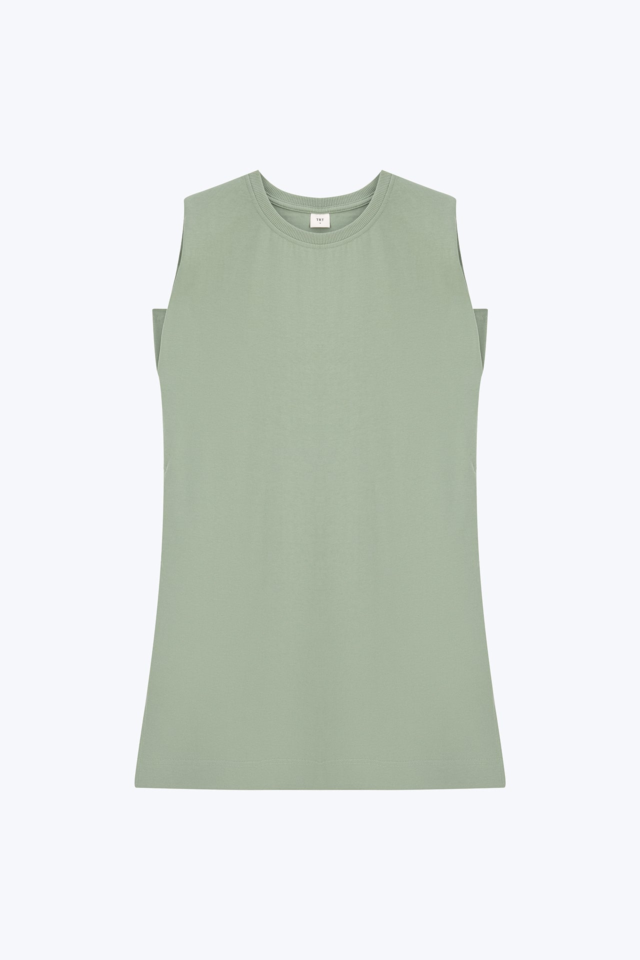 Shoulder Padded Dress - Pistachio