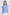 Cotton Draw Waist Tee - Periwinkle
