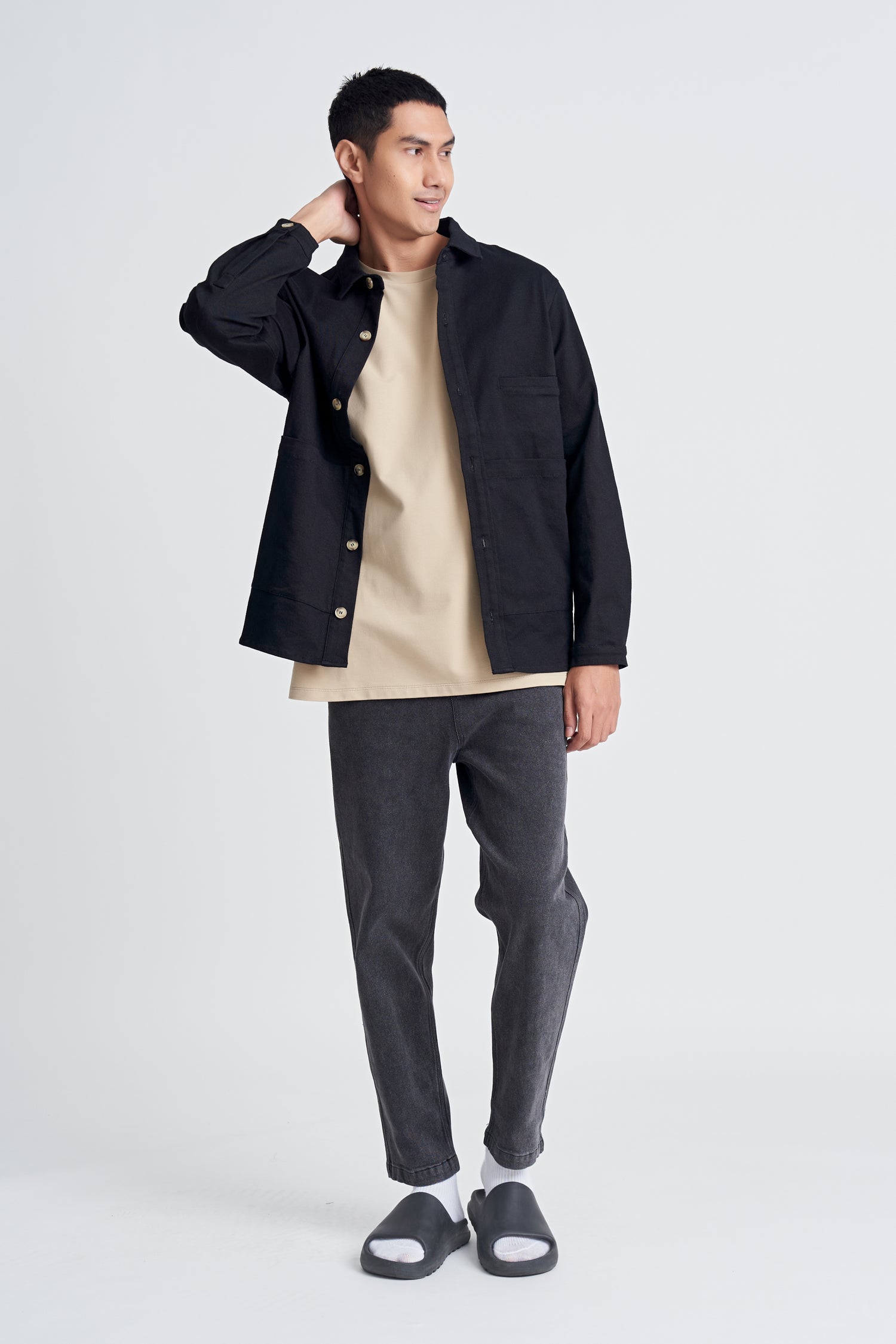 Unisex Utility Relaxed Shirt