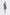 Ribbed Collar Dress - Grey
