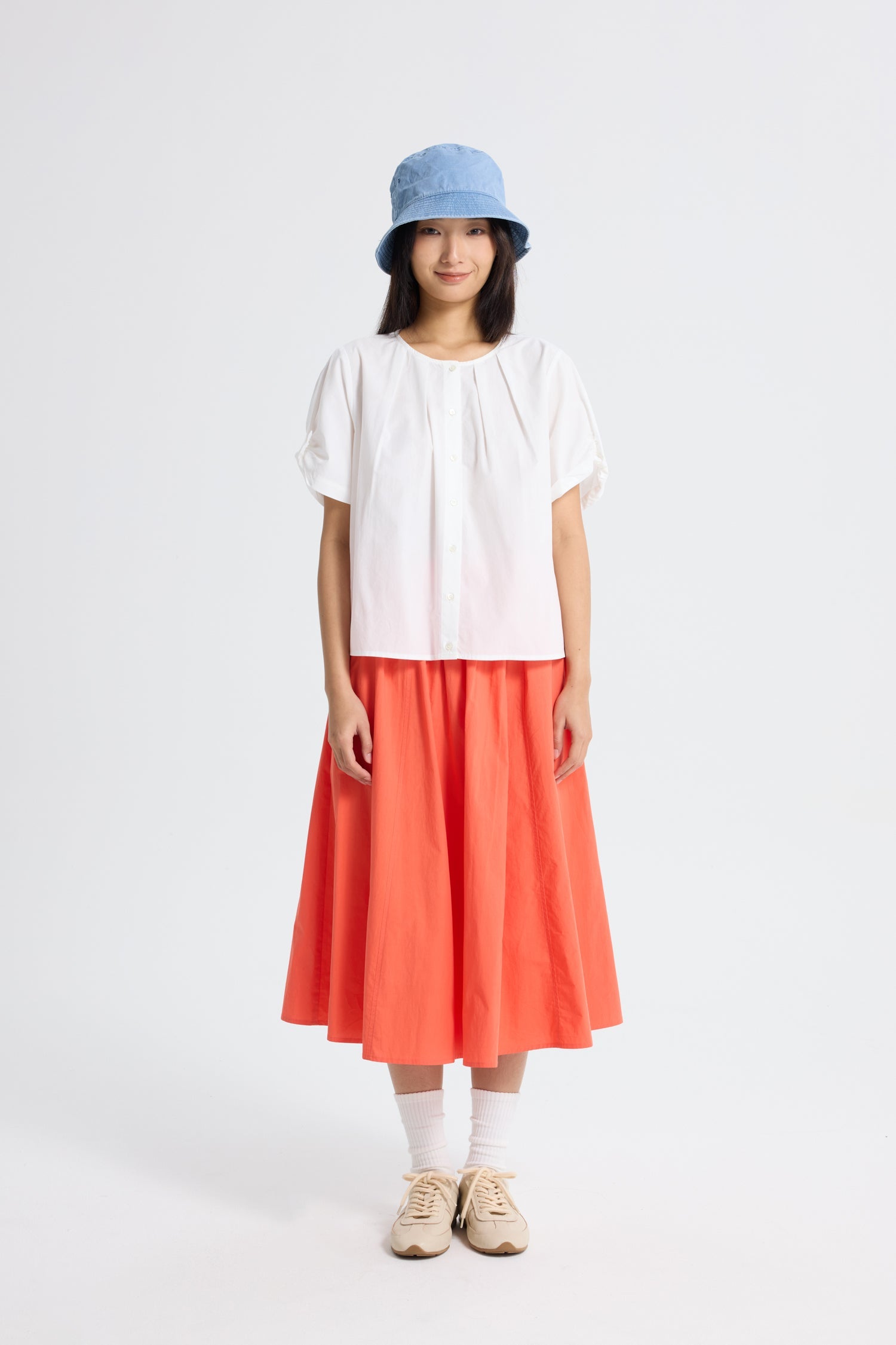 Puff Sleeve Blouse - Cream