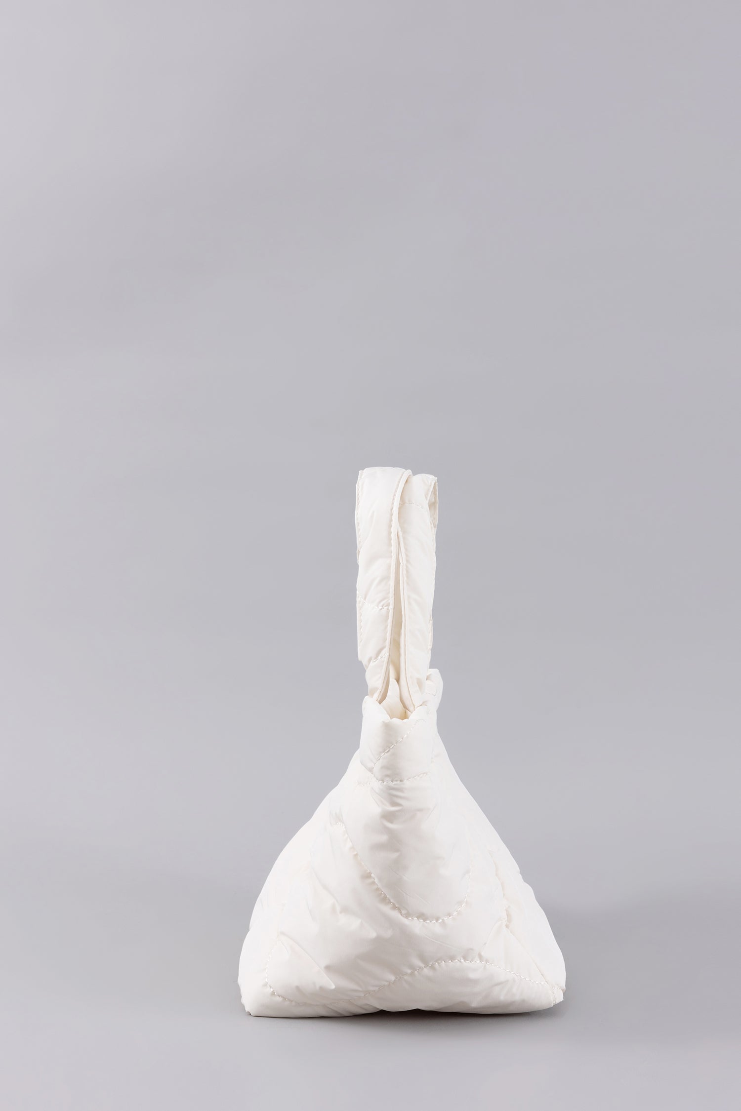 Hearts Quilted Bag - Cream