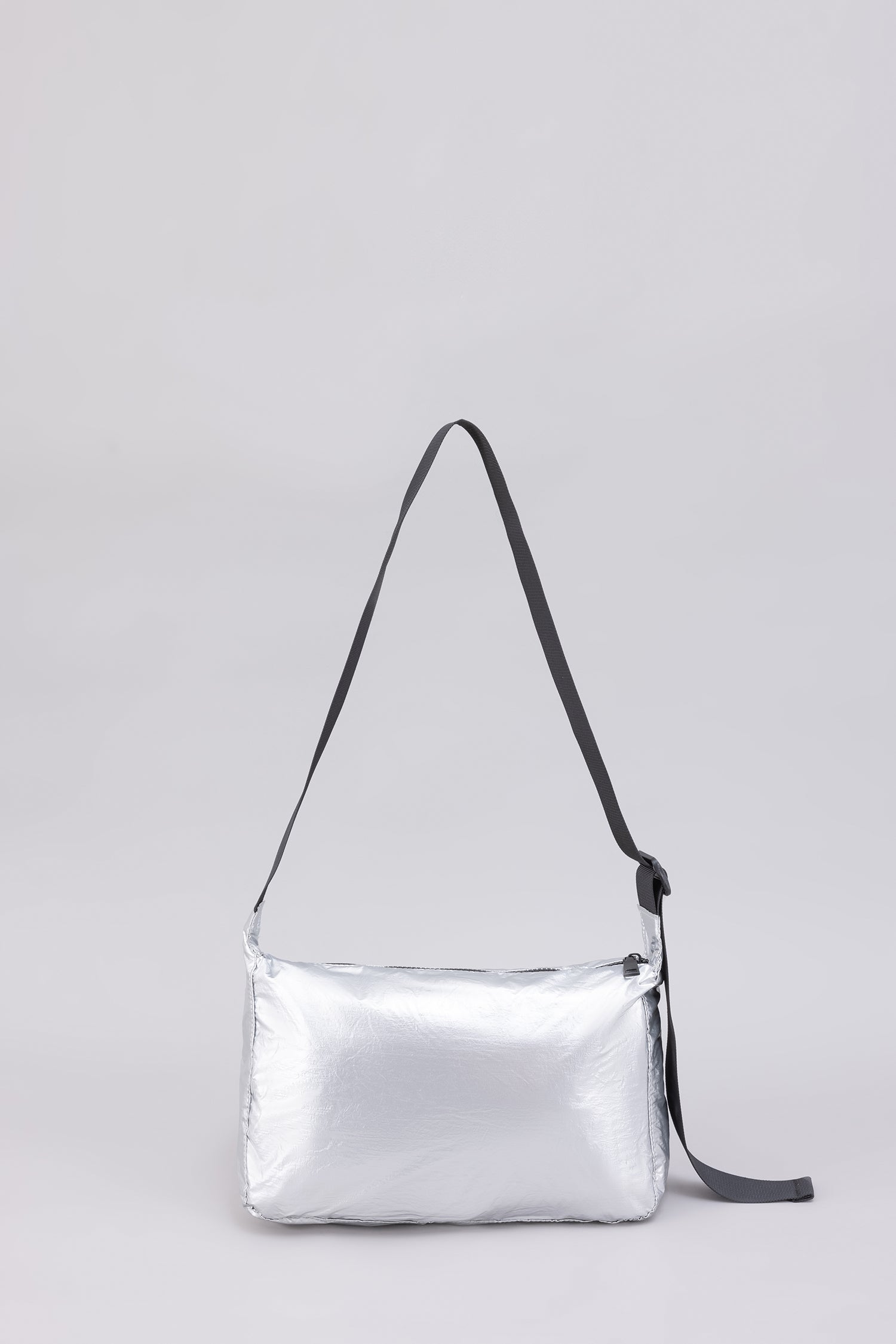 Messenger Sling Bag - Silver