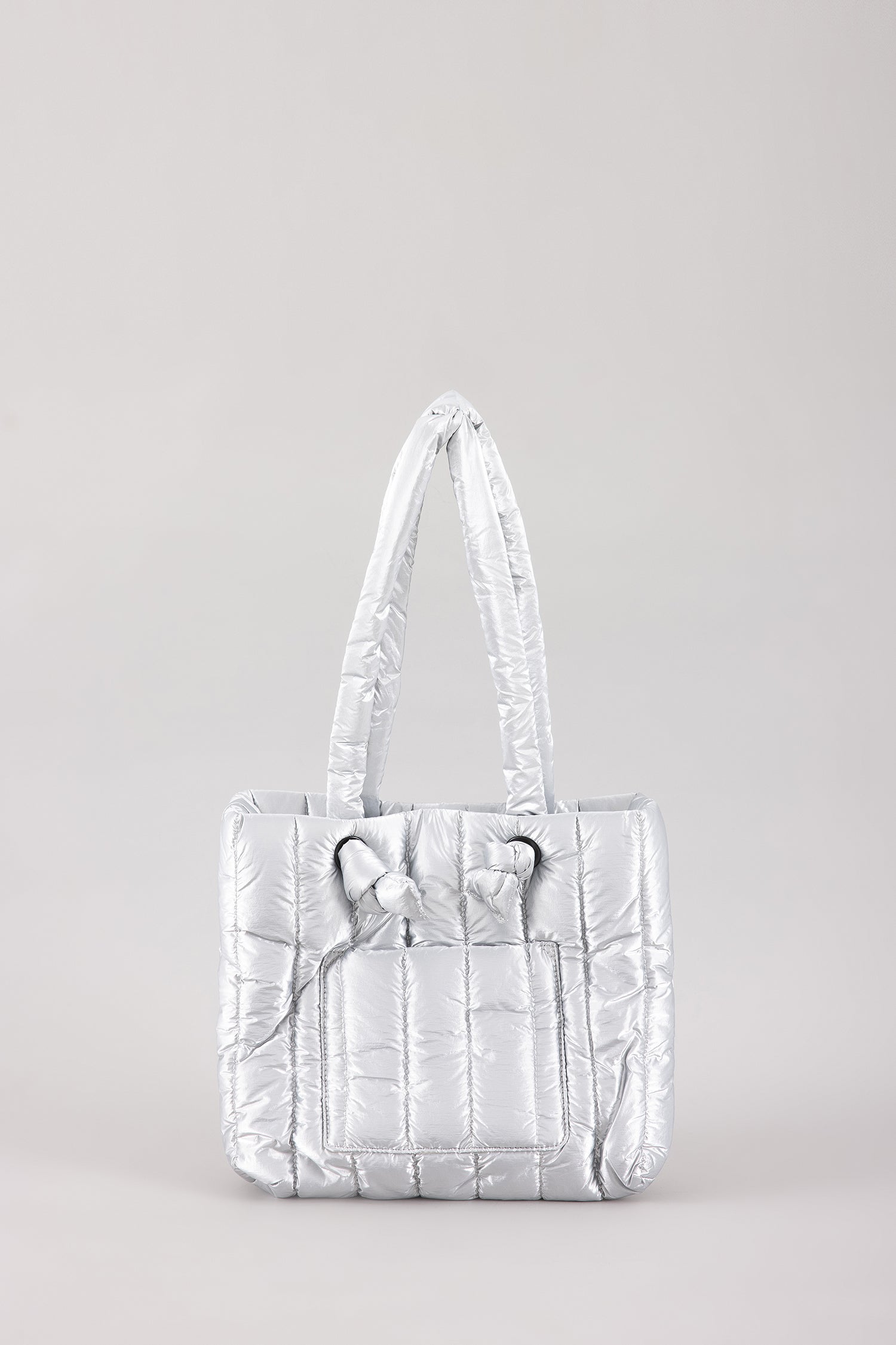 Puffy Tote - Silver