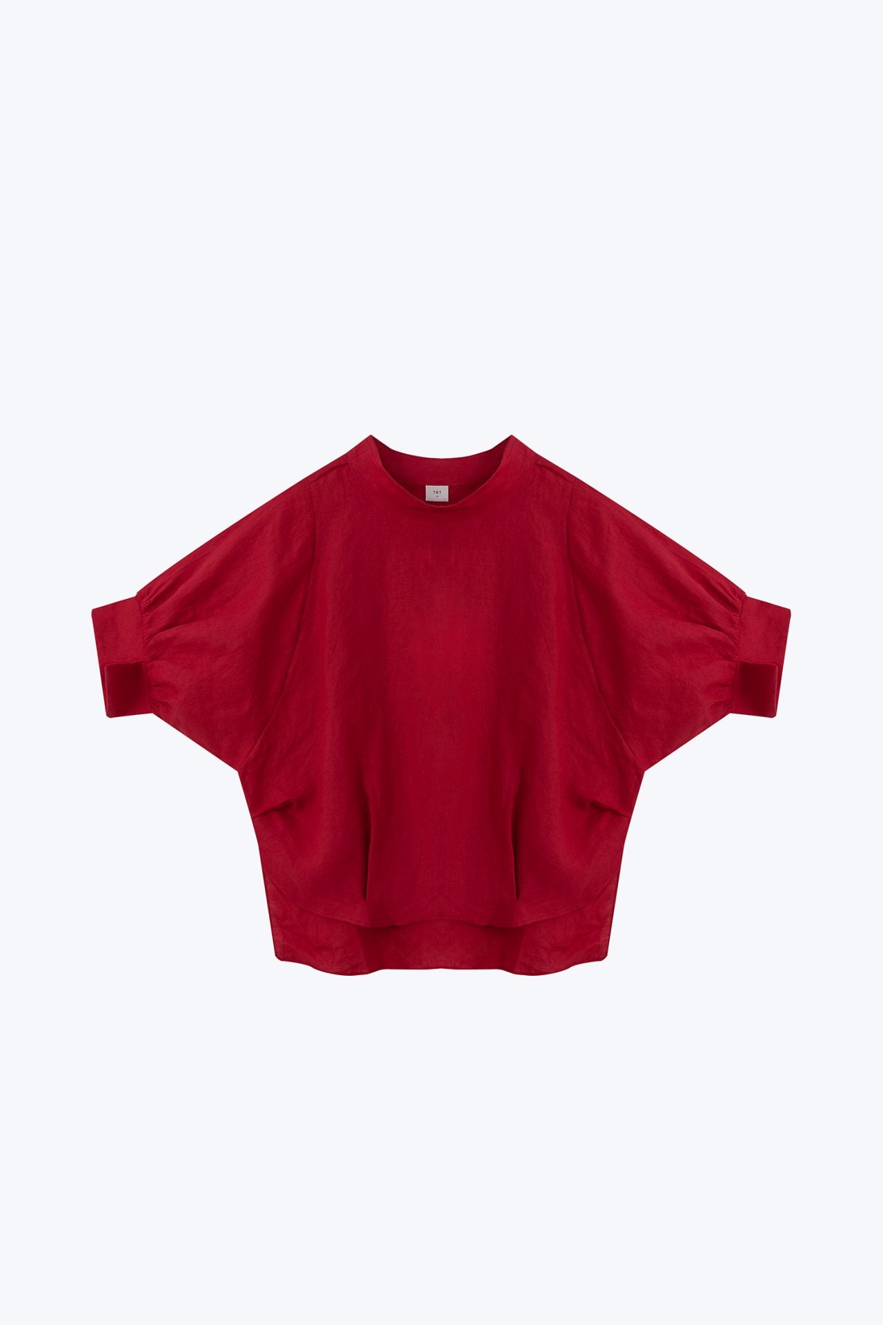 Oversized Mock Neck Blouse