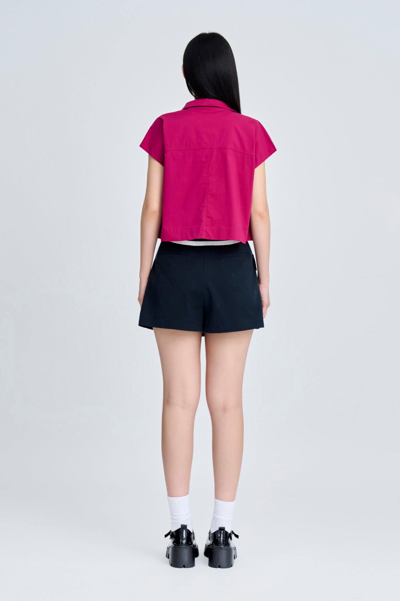 Raglan Blouse - Plum