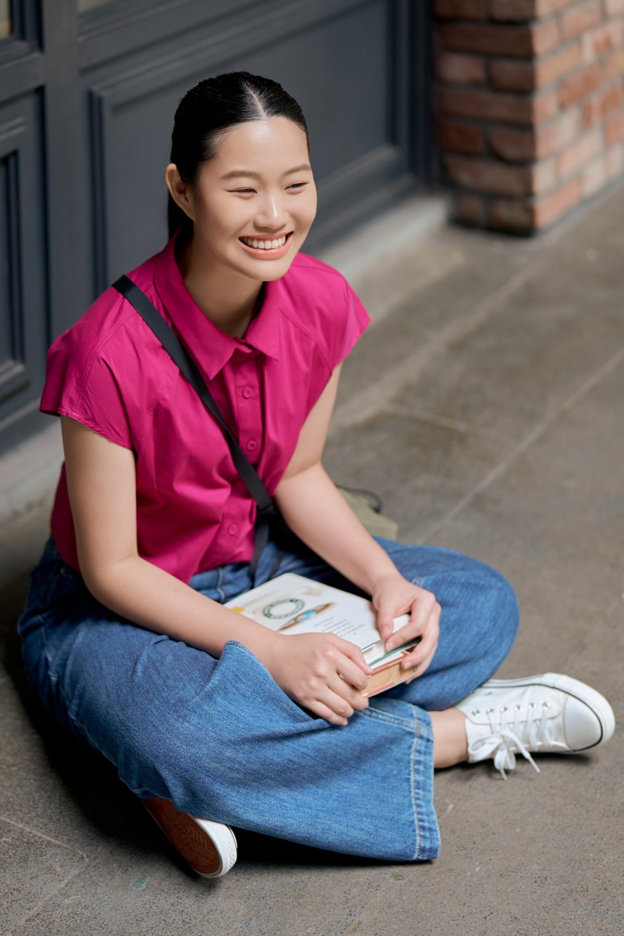 Raglan Blouse - Plum