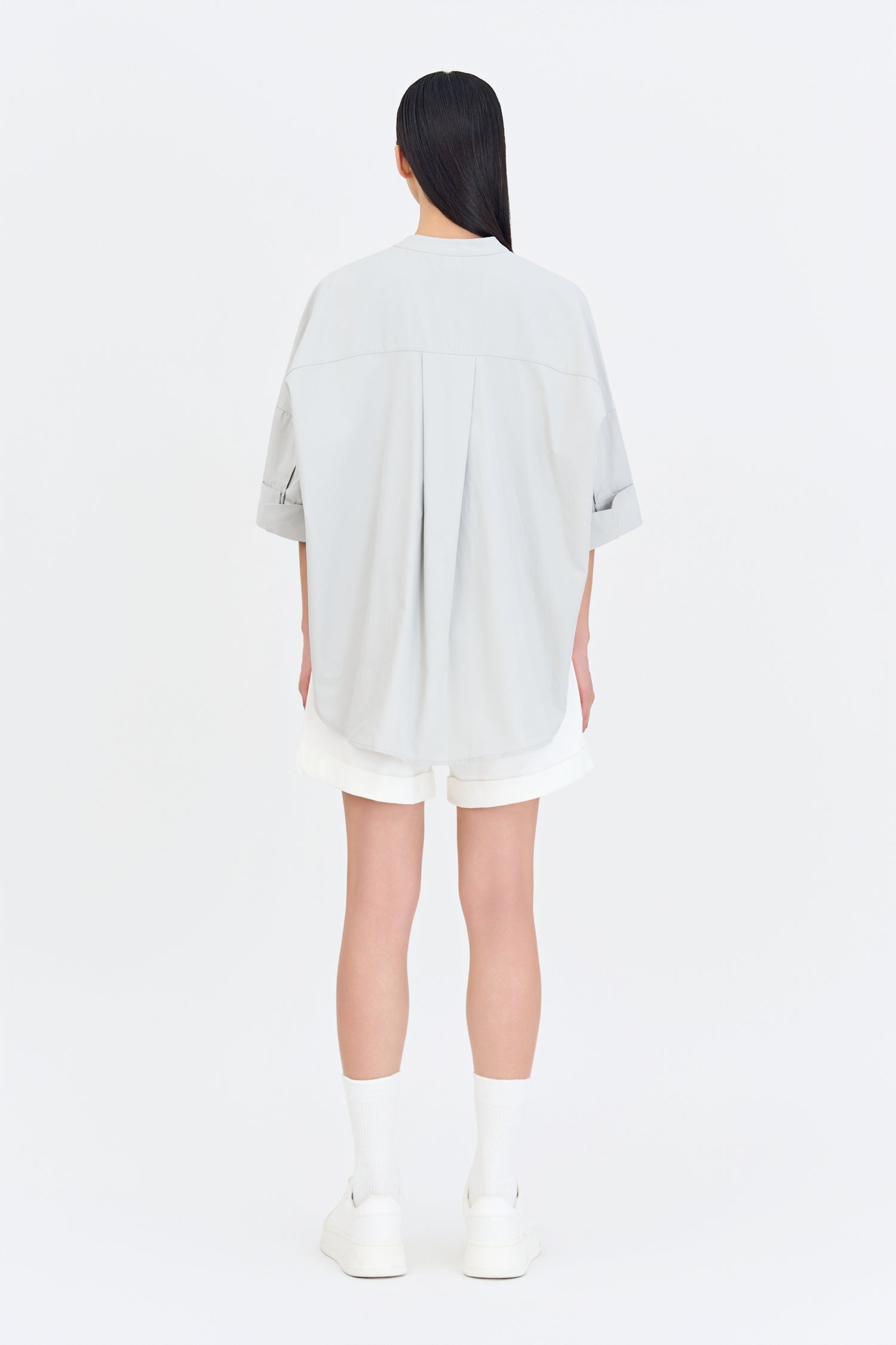 Wide Cut Blouse - Stone