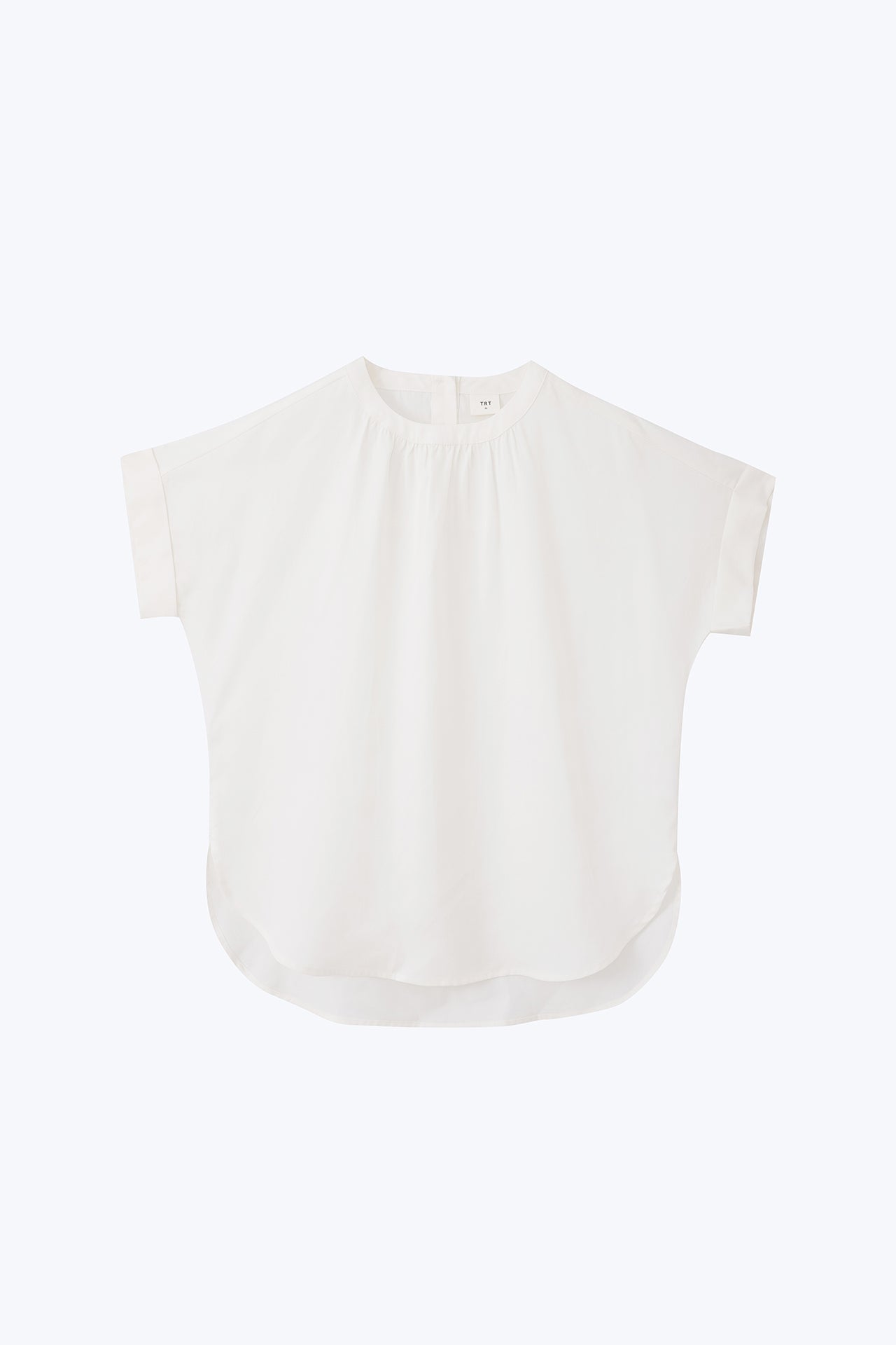 Gathered Neck Blouse - Cream