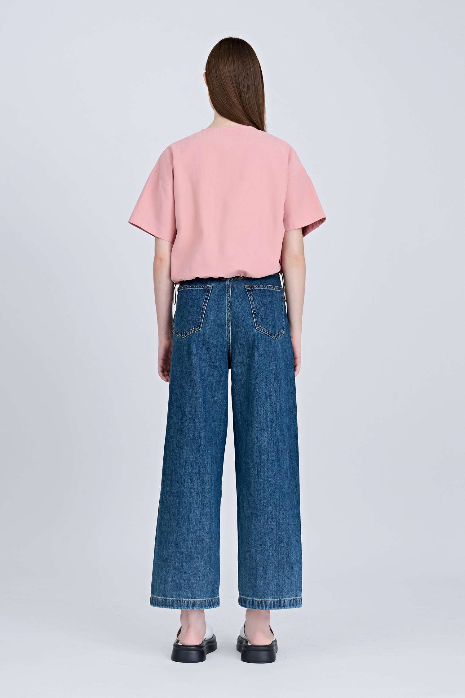 Boxy Cut Blouse - Blush