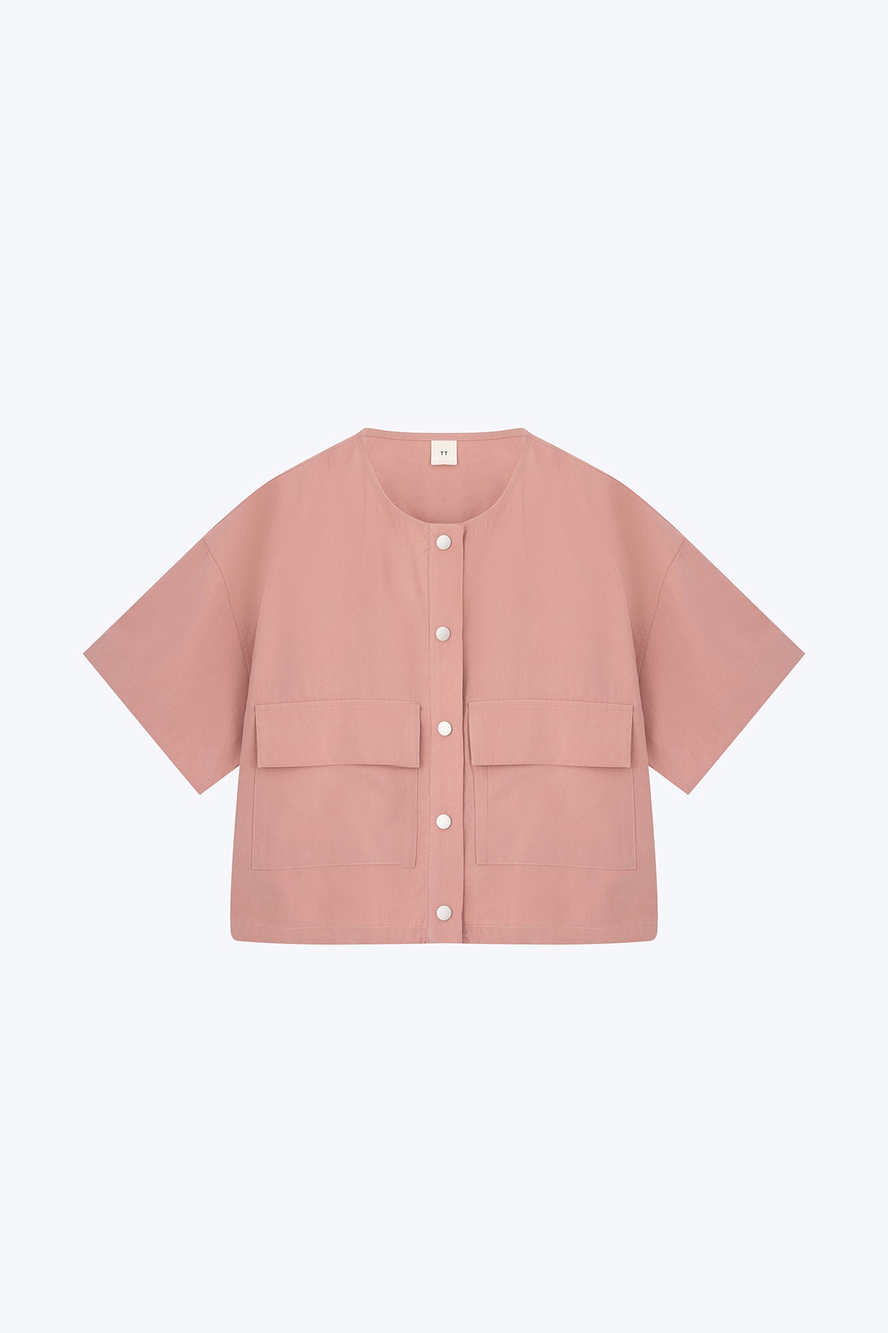 Boxy Cut Blouse - Blush