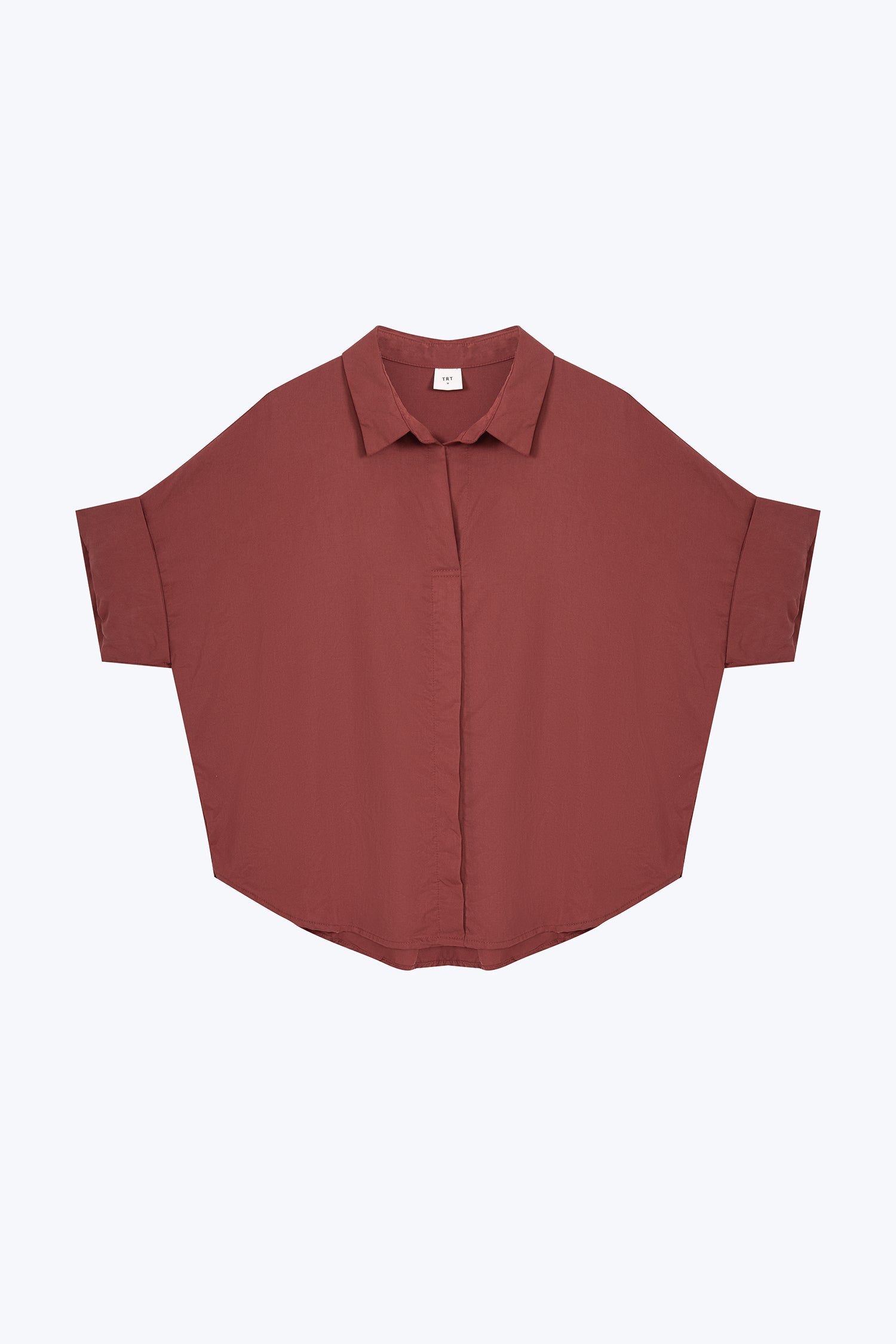 Skipper Collar Blouse - Maroon