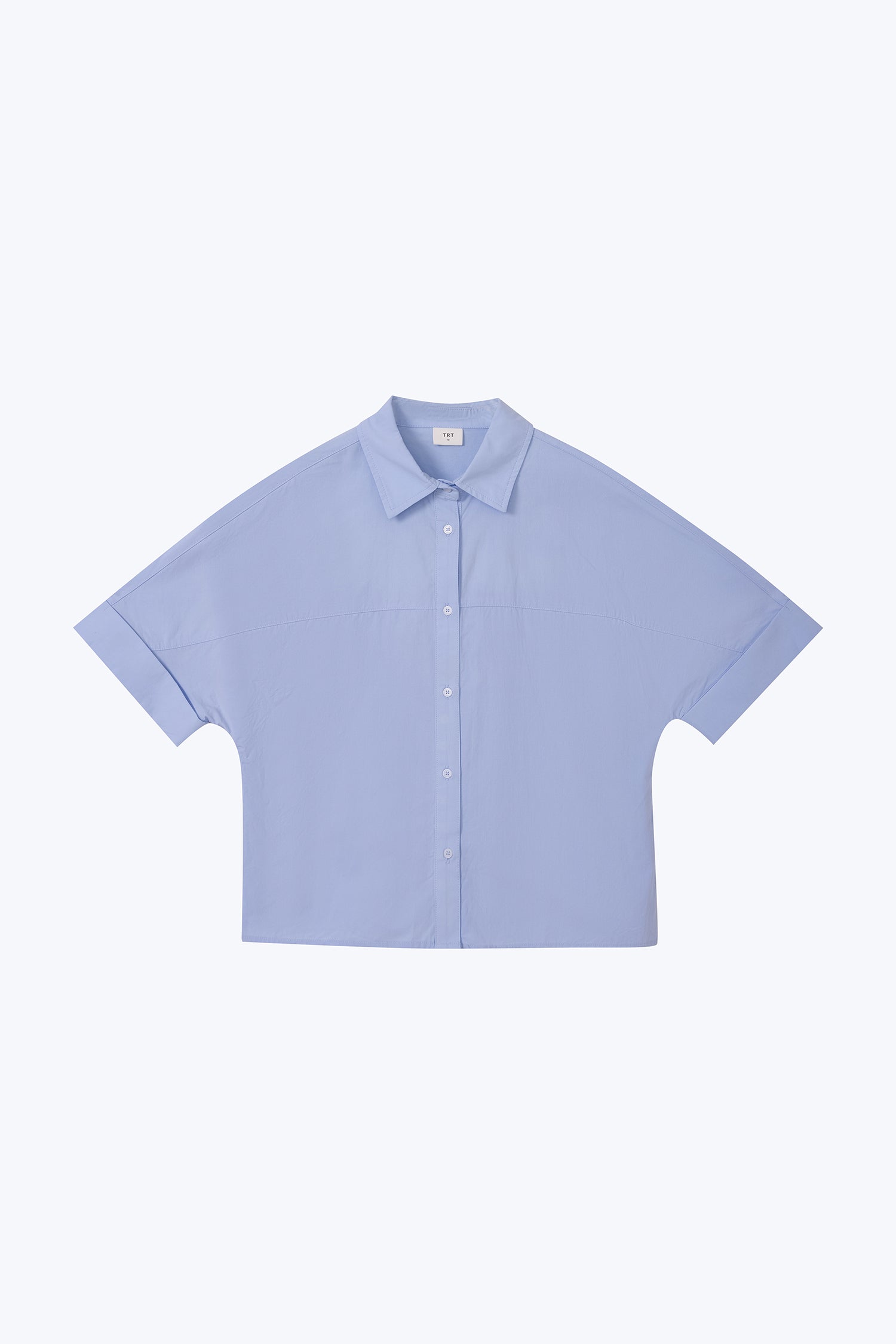 Back-Tape Blouse - Blue