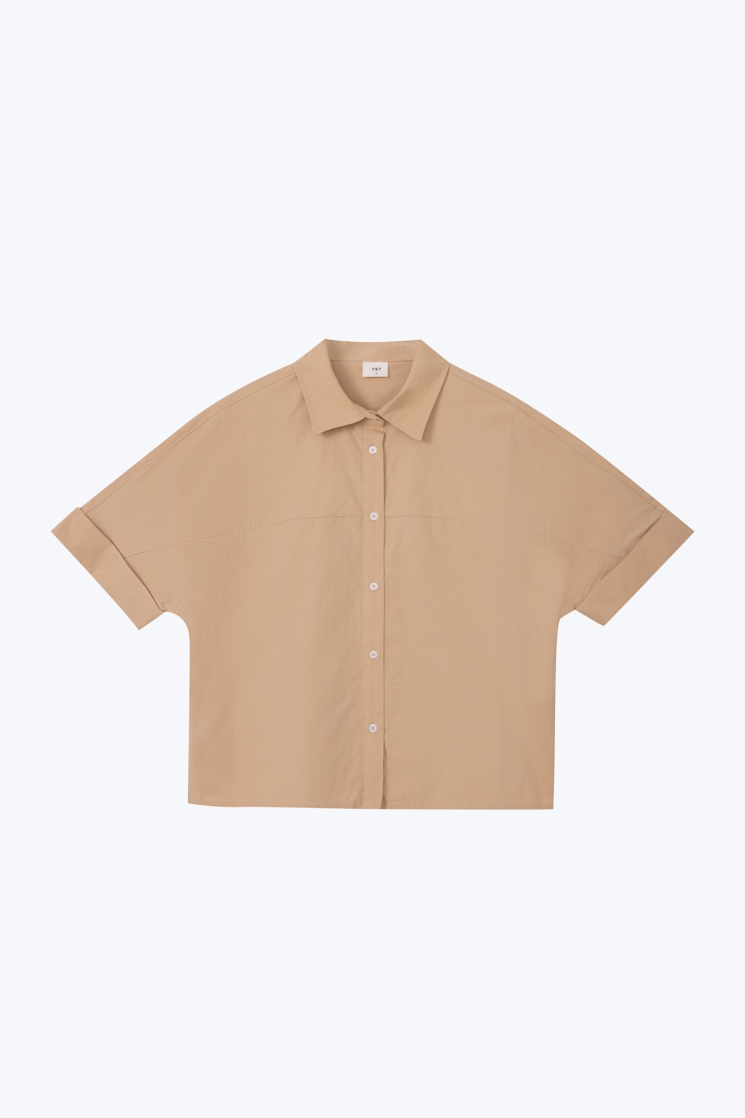Back-Tape Blouse - Khaki