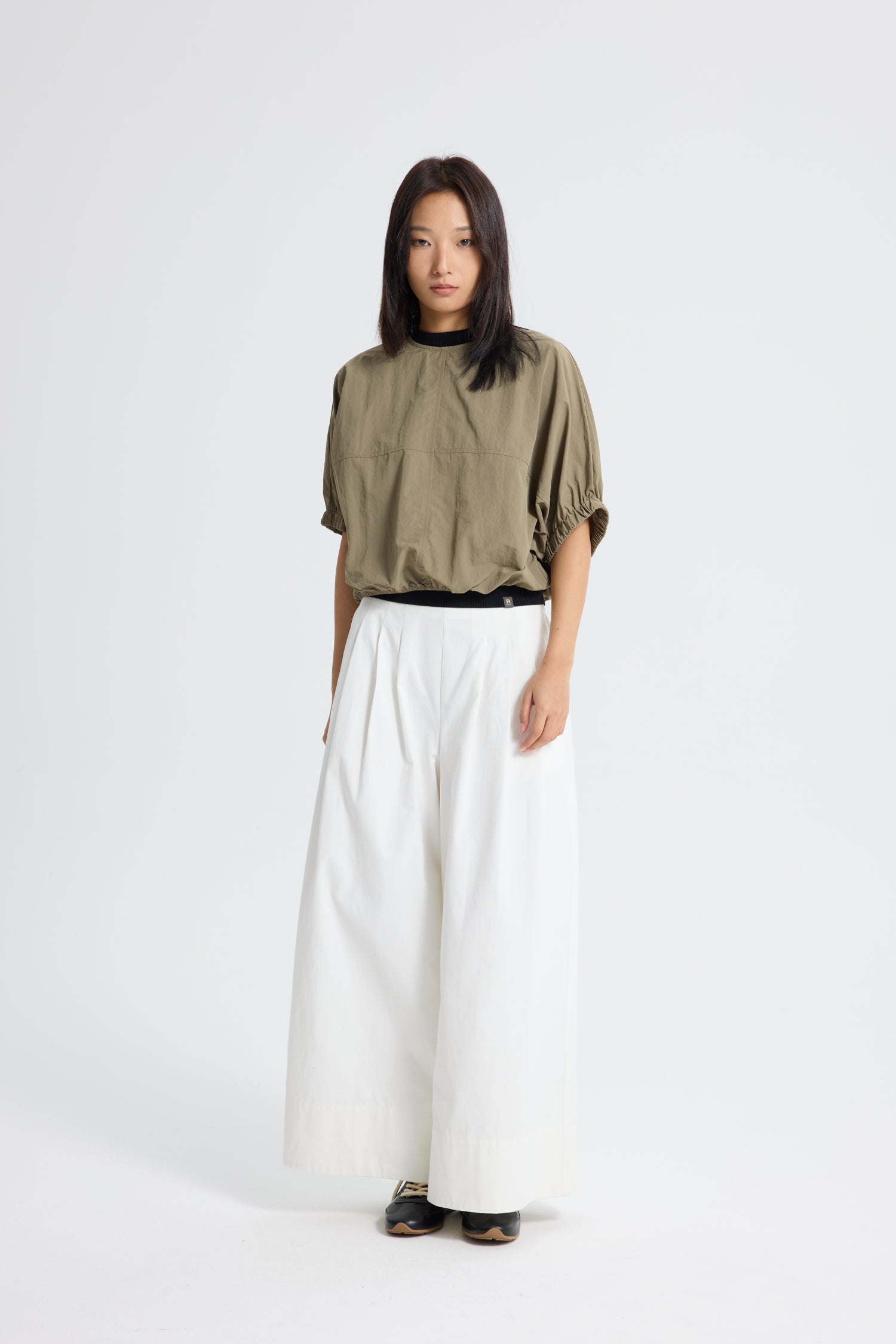 Parachute Top - Khaki Green