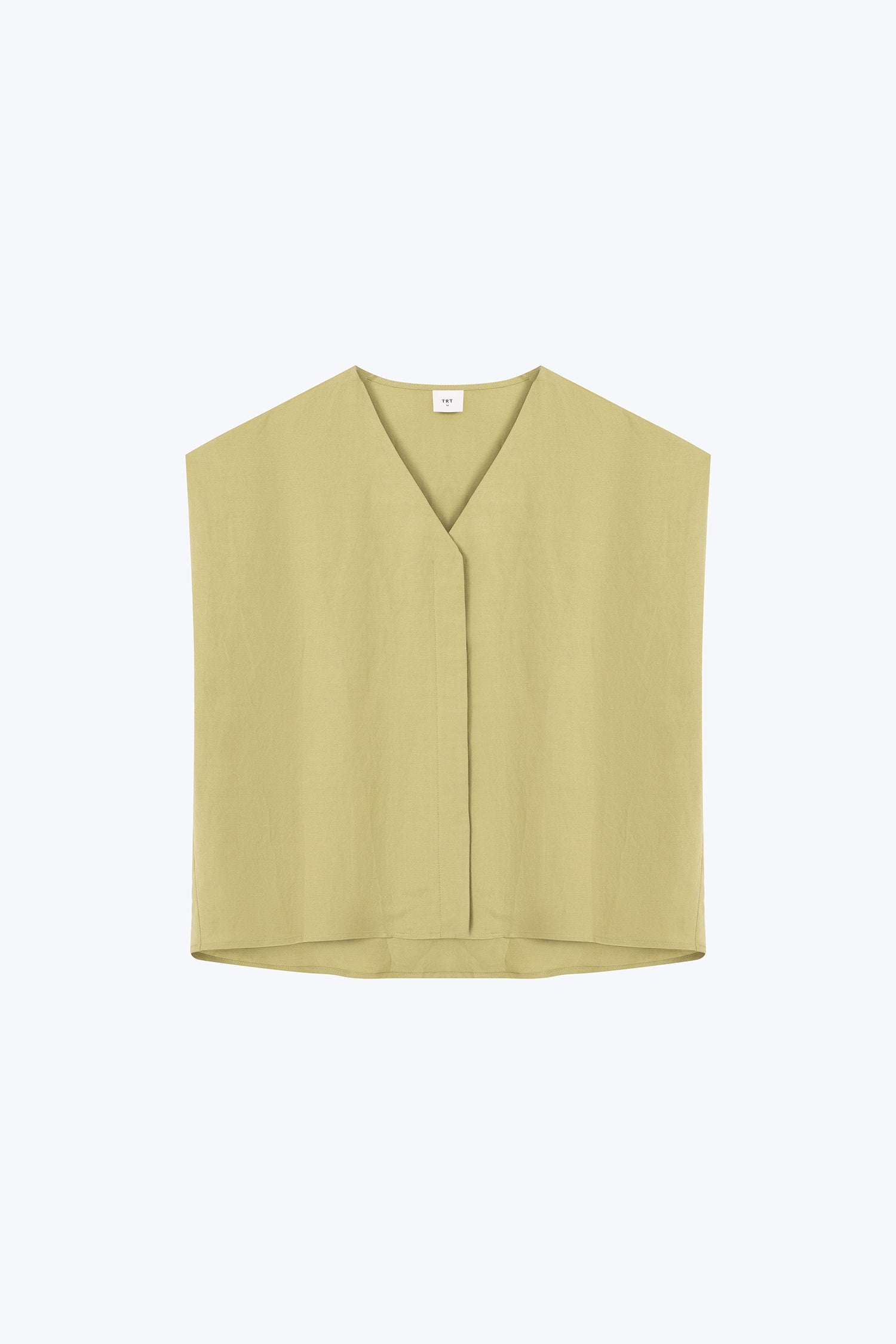 V-Neck Blouse - Emerald