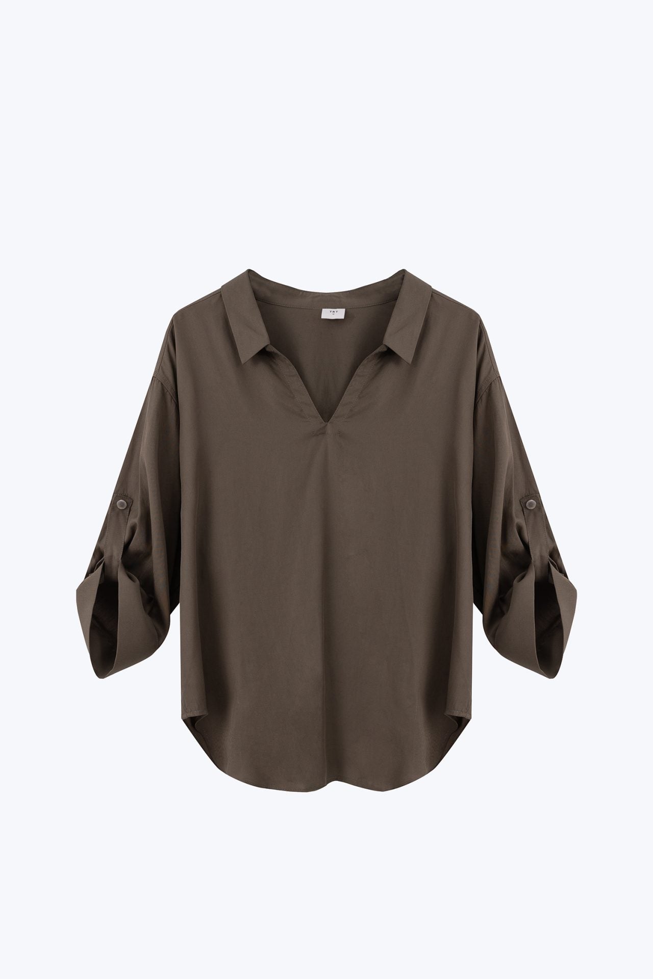 Rayon Collared Blouse
