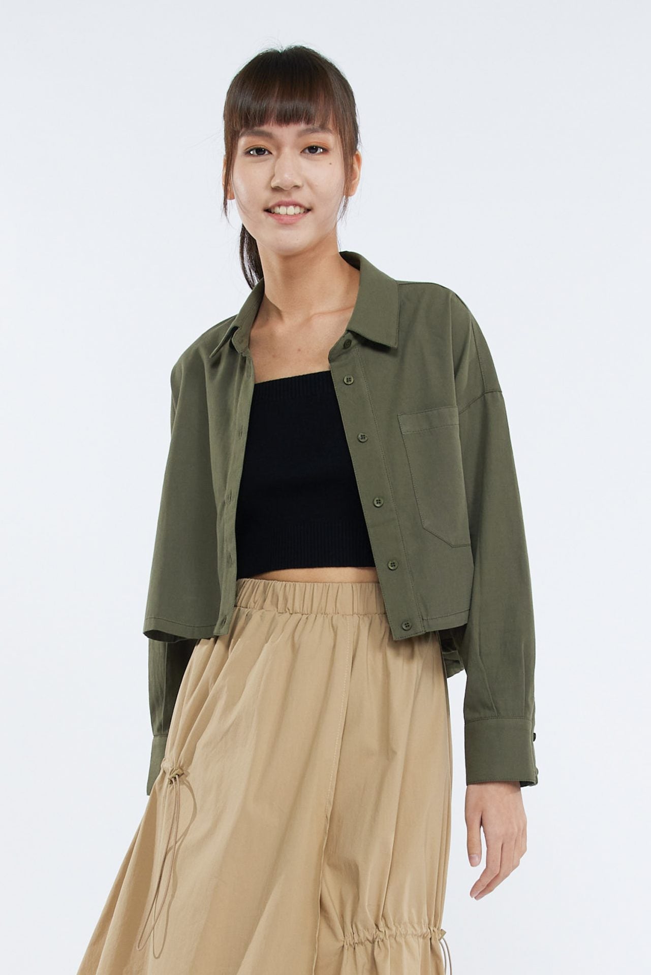 Cotton Button Up Shirt