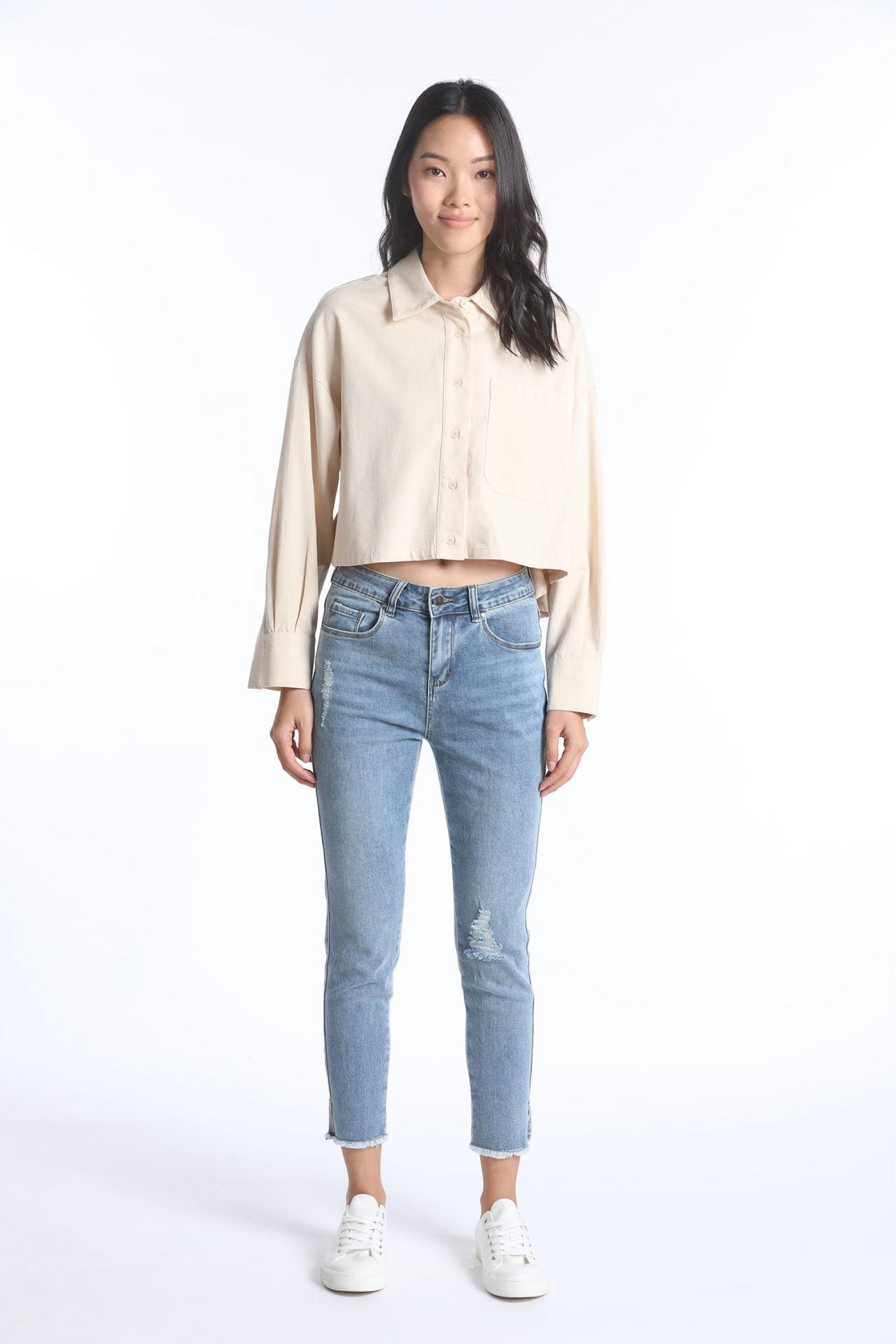 Cotton Button Up Shirt