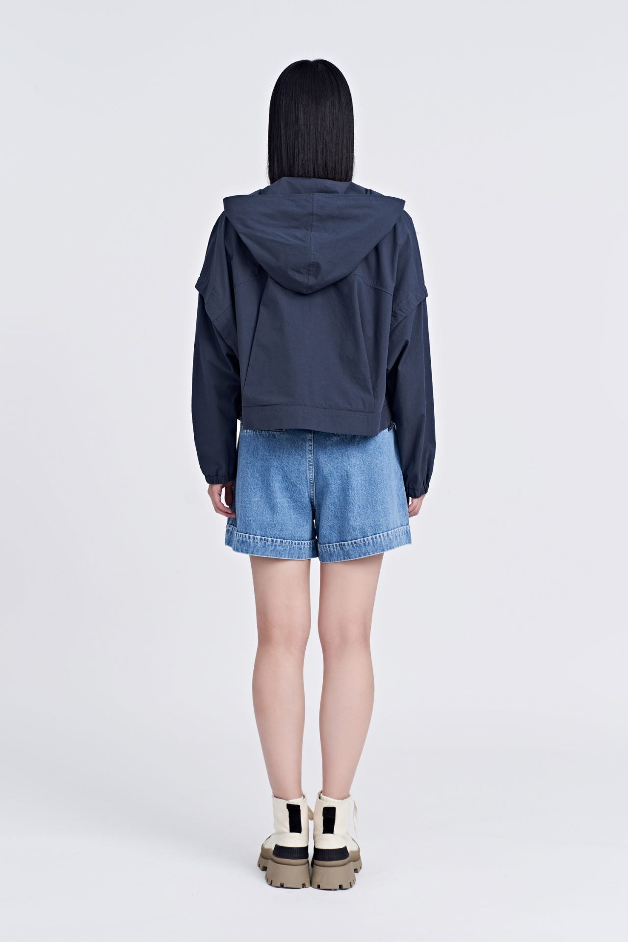 Hooded Parka - Navy