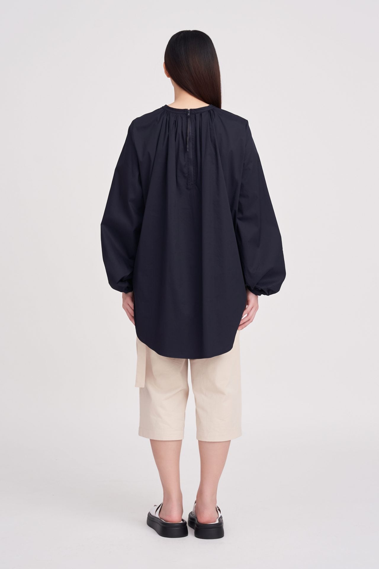 Voluminous Long Sleeve Blouse