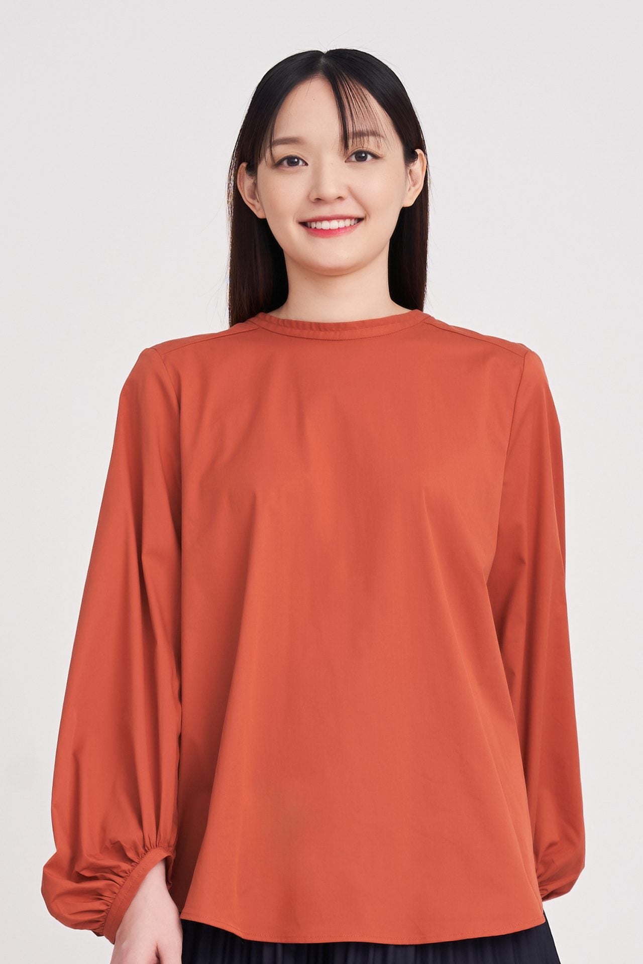 Voluminous Long Sleeve Blouse