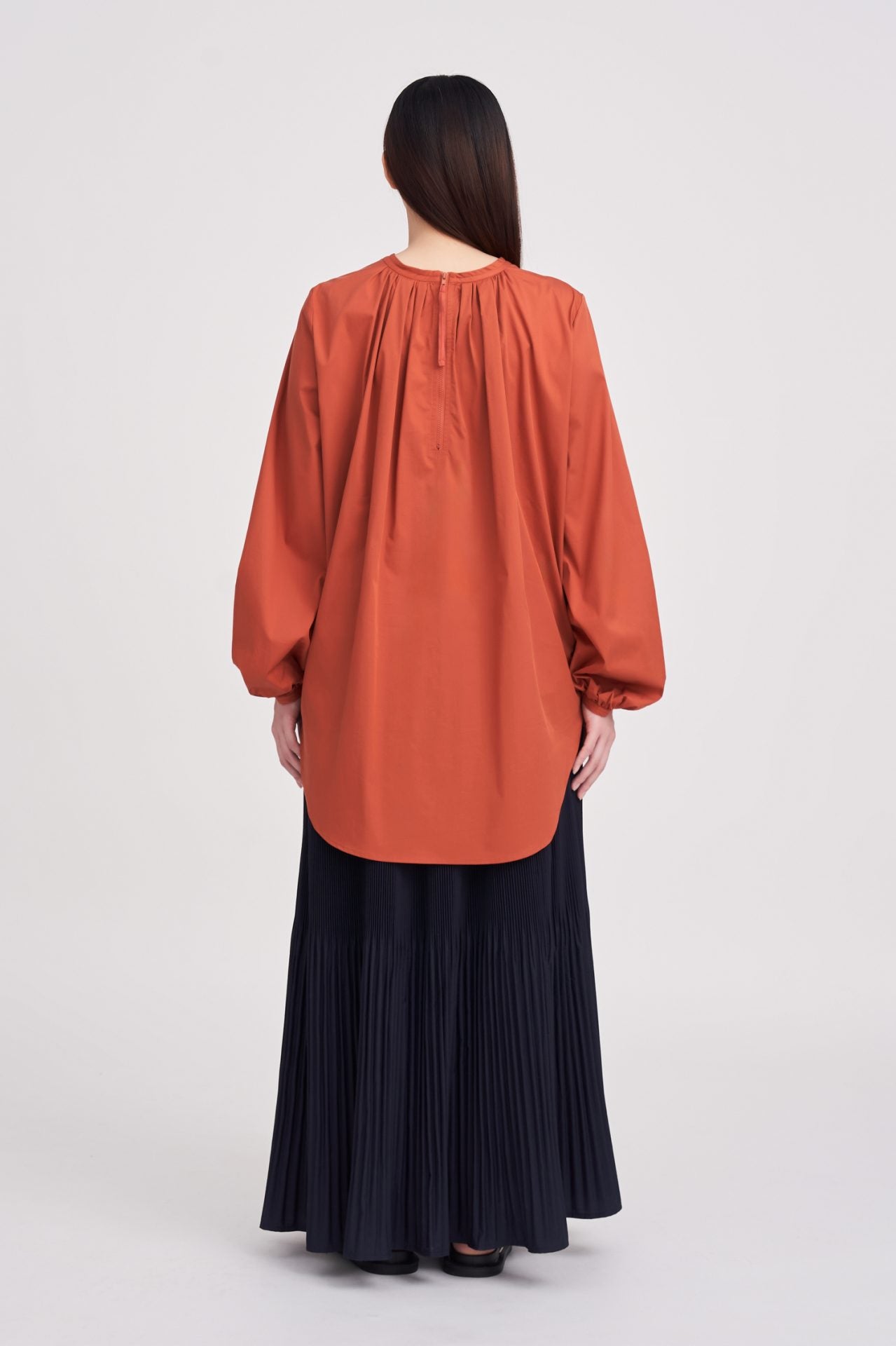 Voluminous Long Sleeve Blouse