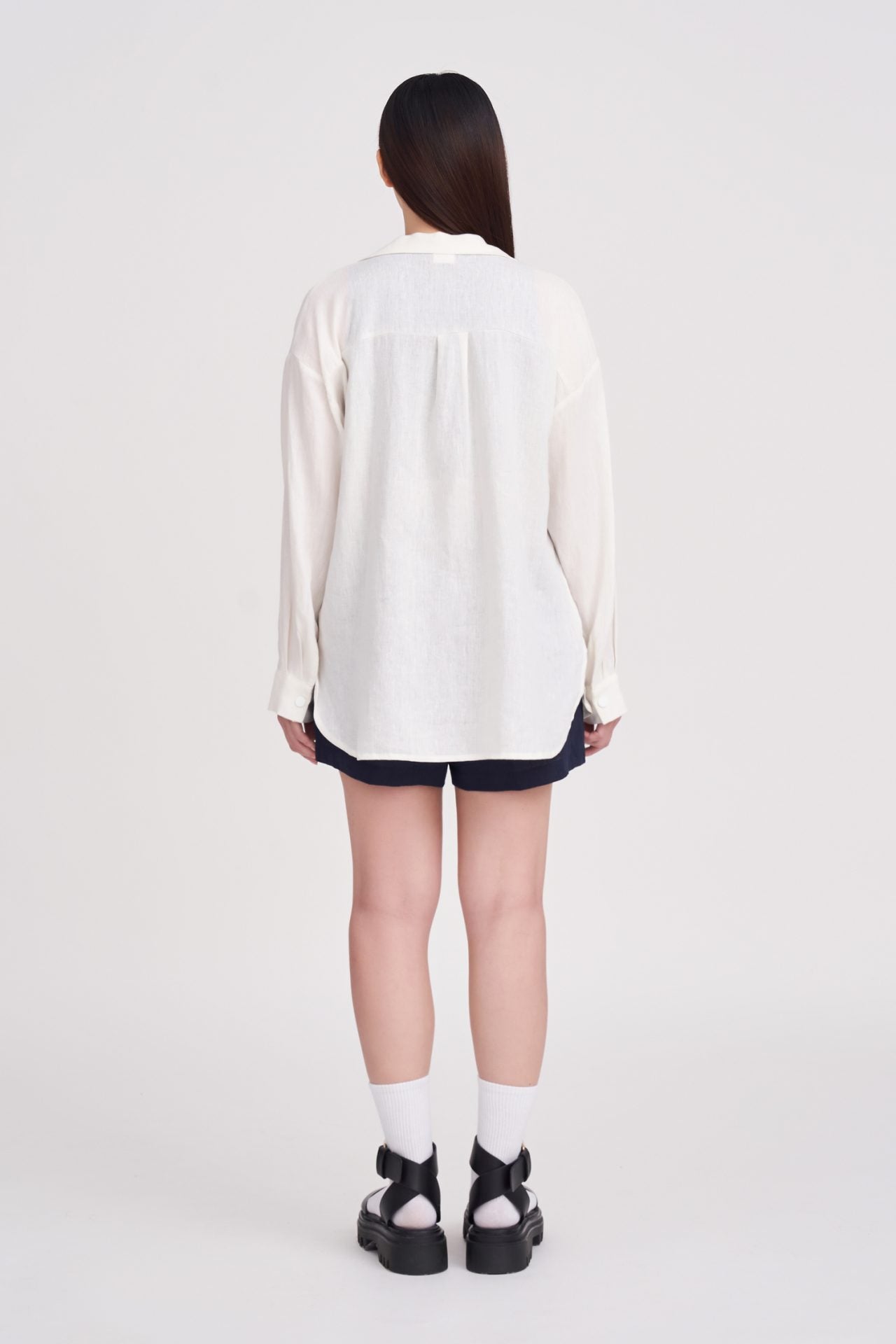 Sleeper Collar Long Sleeve Blouse