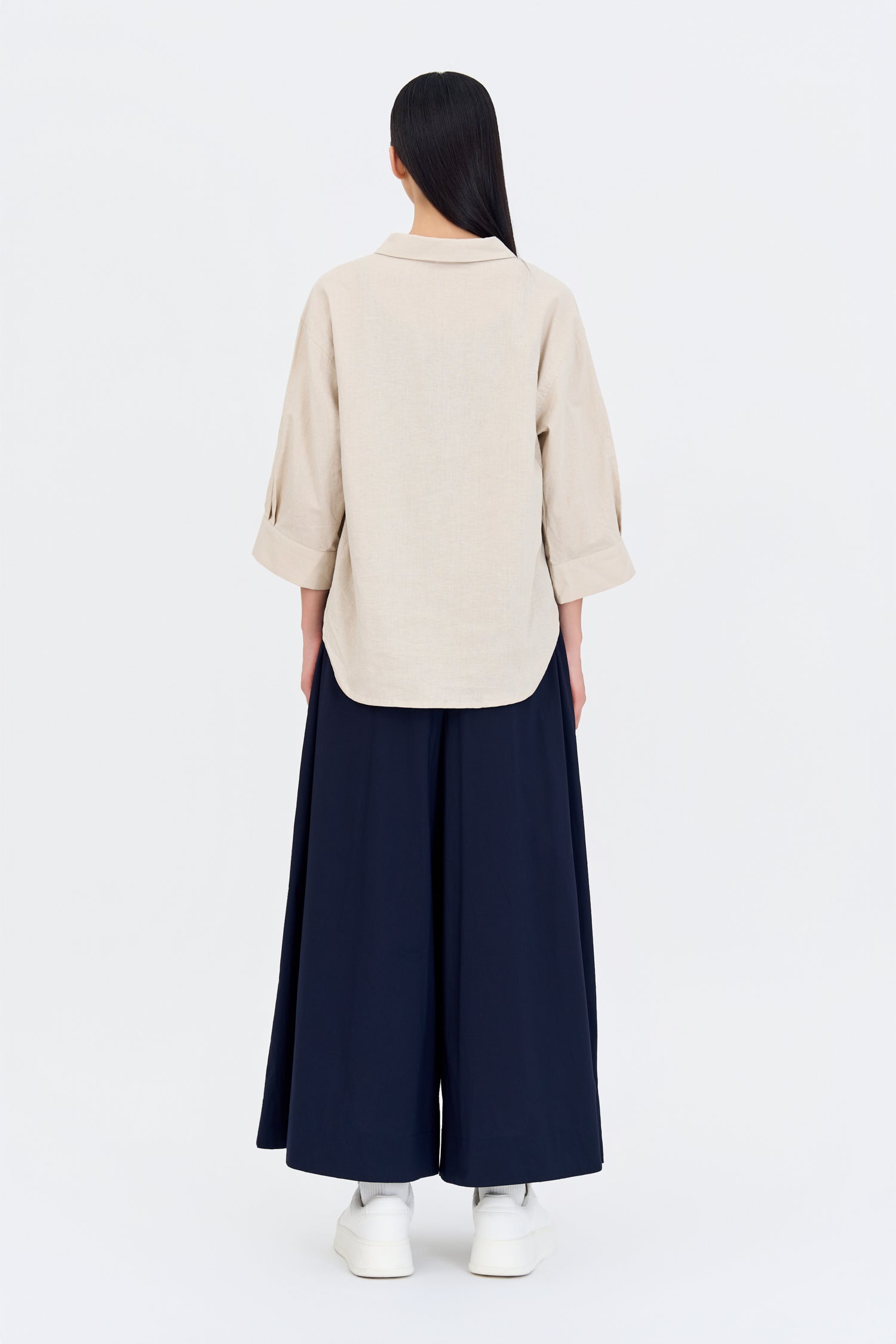 Button Up Blouse - Sand