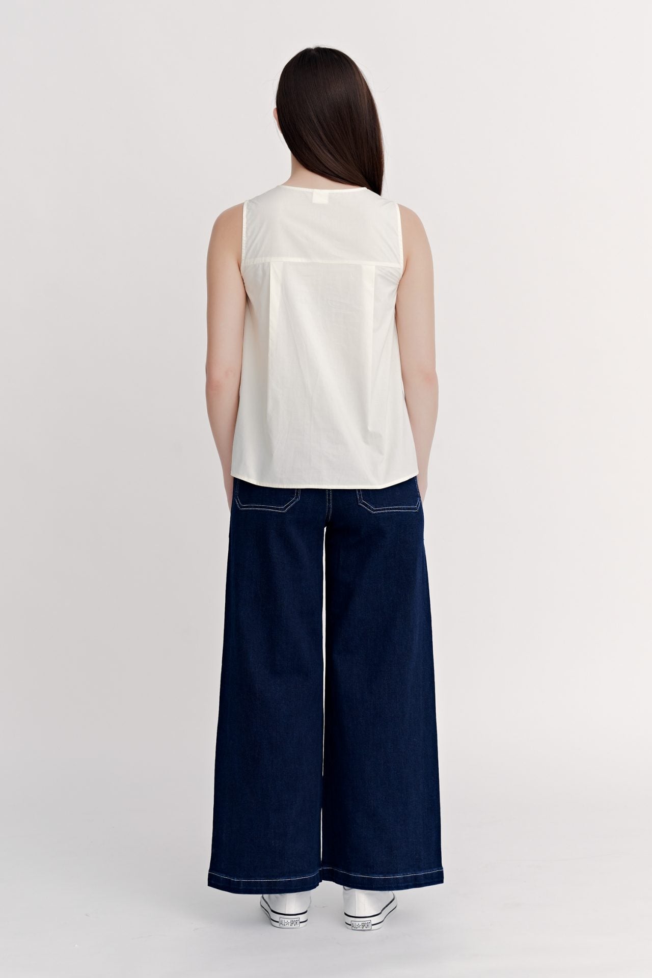 Cotton Sleeveless Blouse