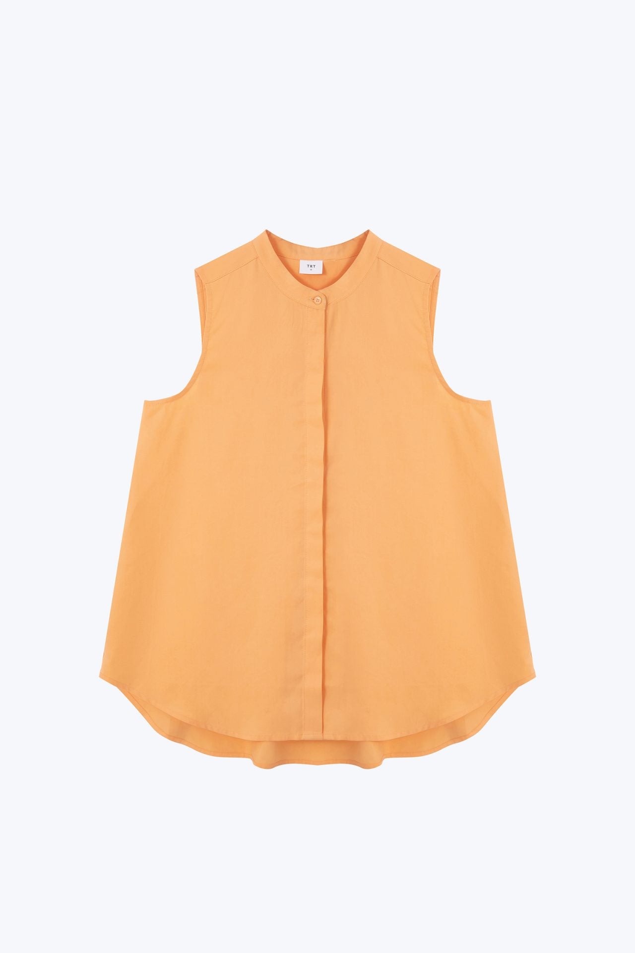 Flare Hem Sleeveless Blouse