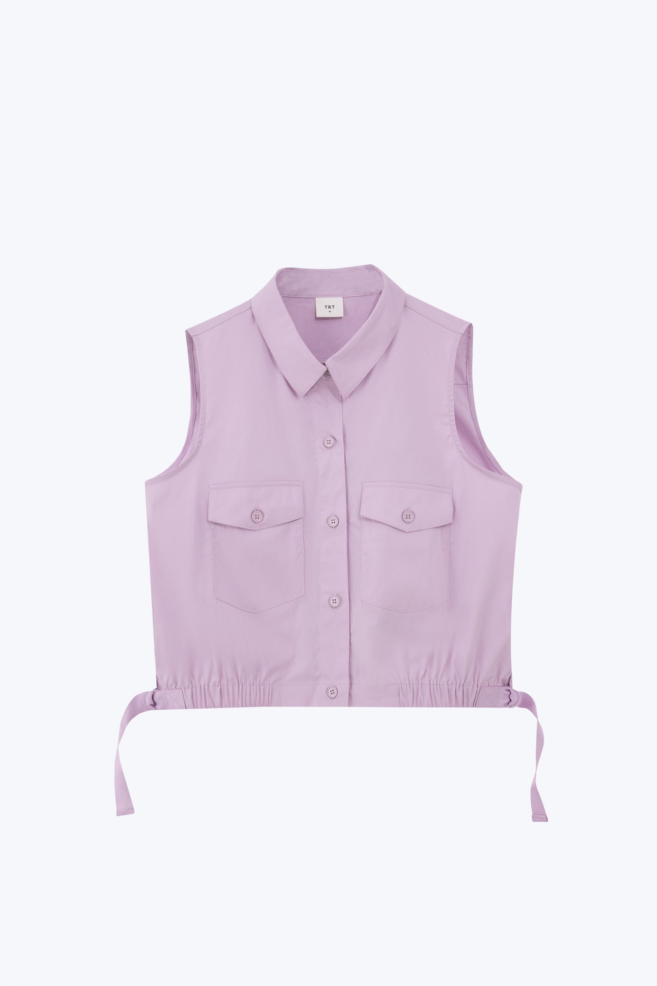 Side Tape Sleeveless Blouse