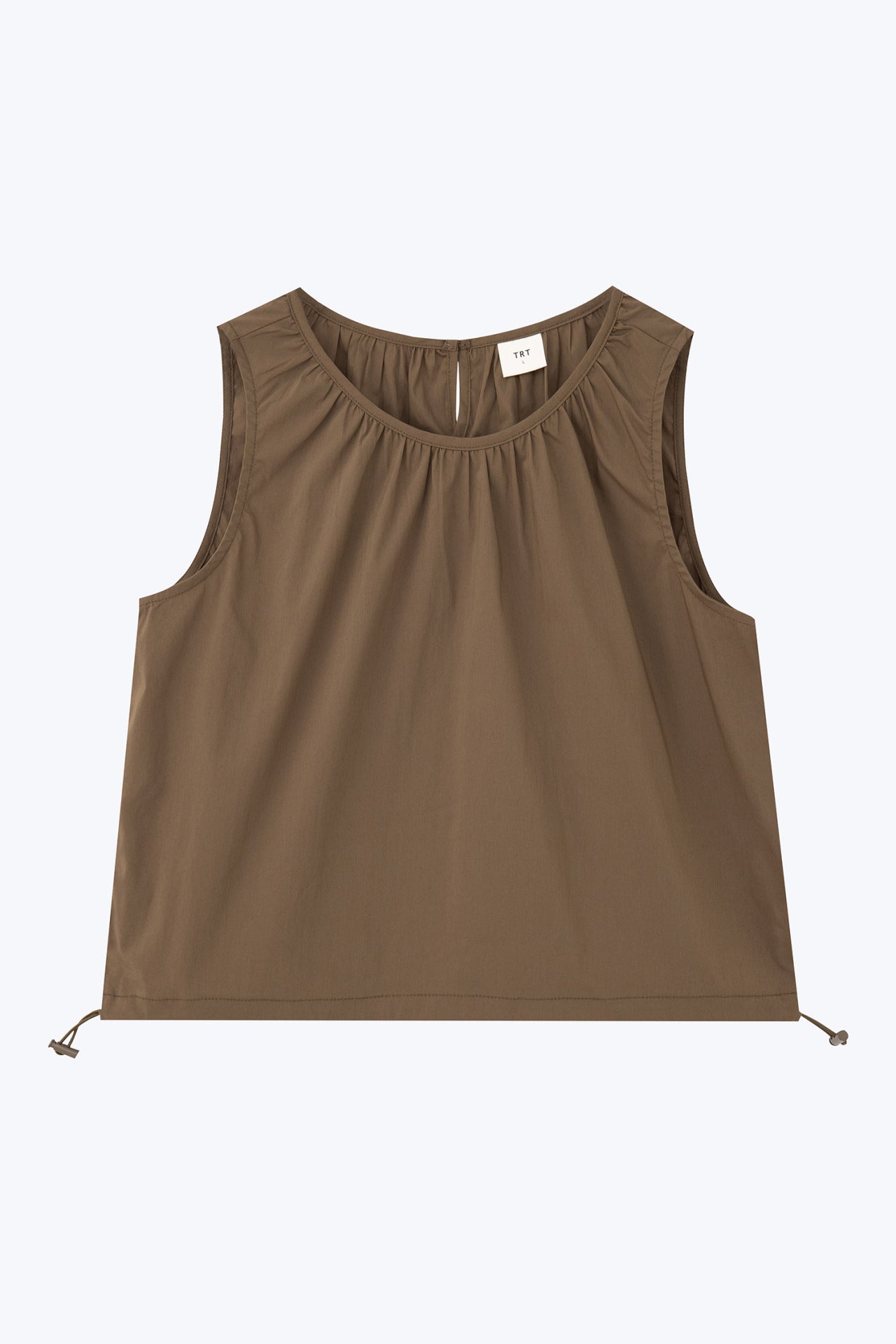 Sleeveless Cropped Blouse