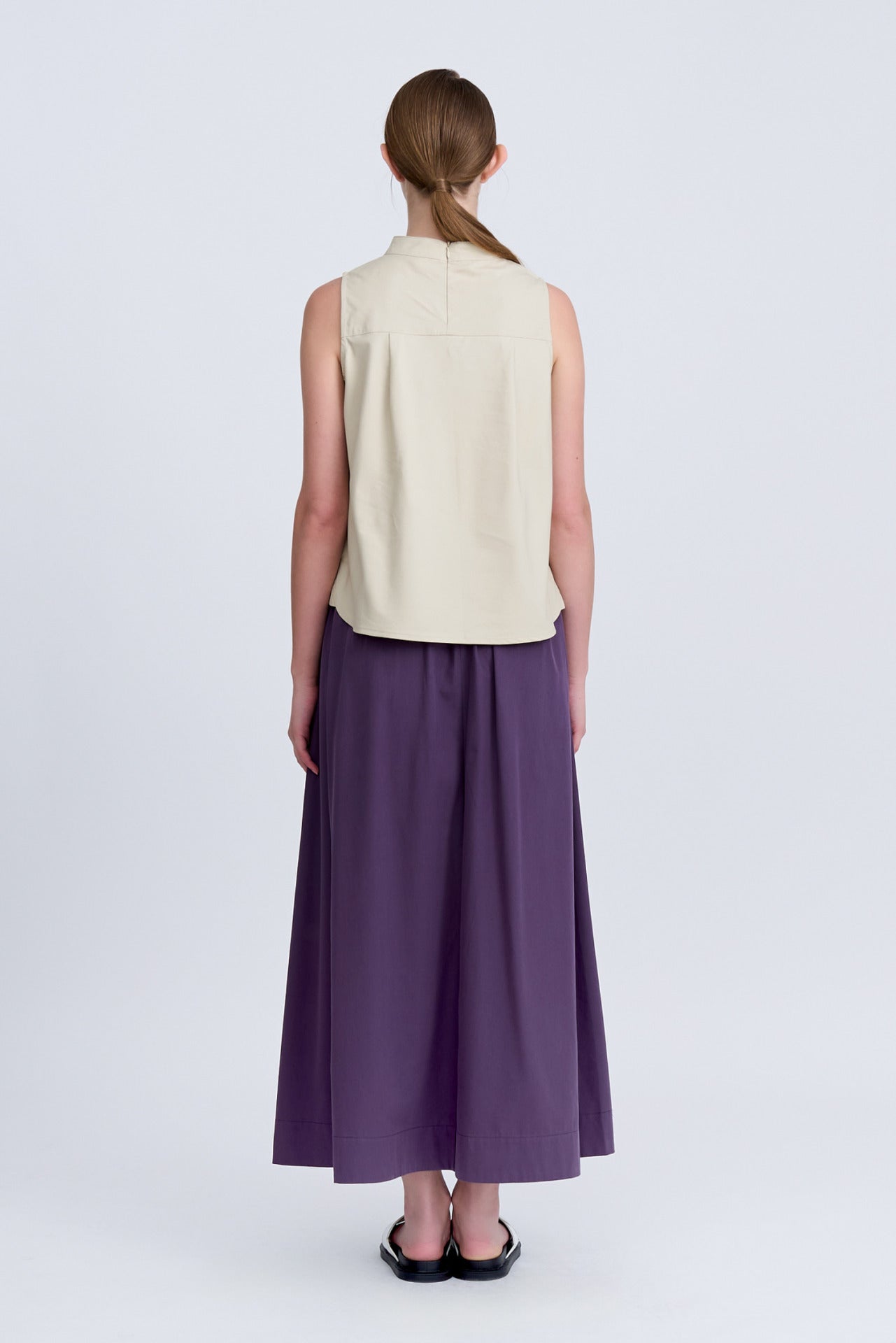 Mock Neck Top - Sand