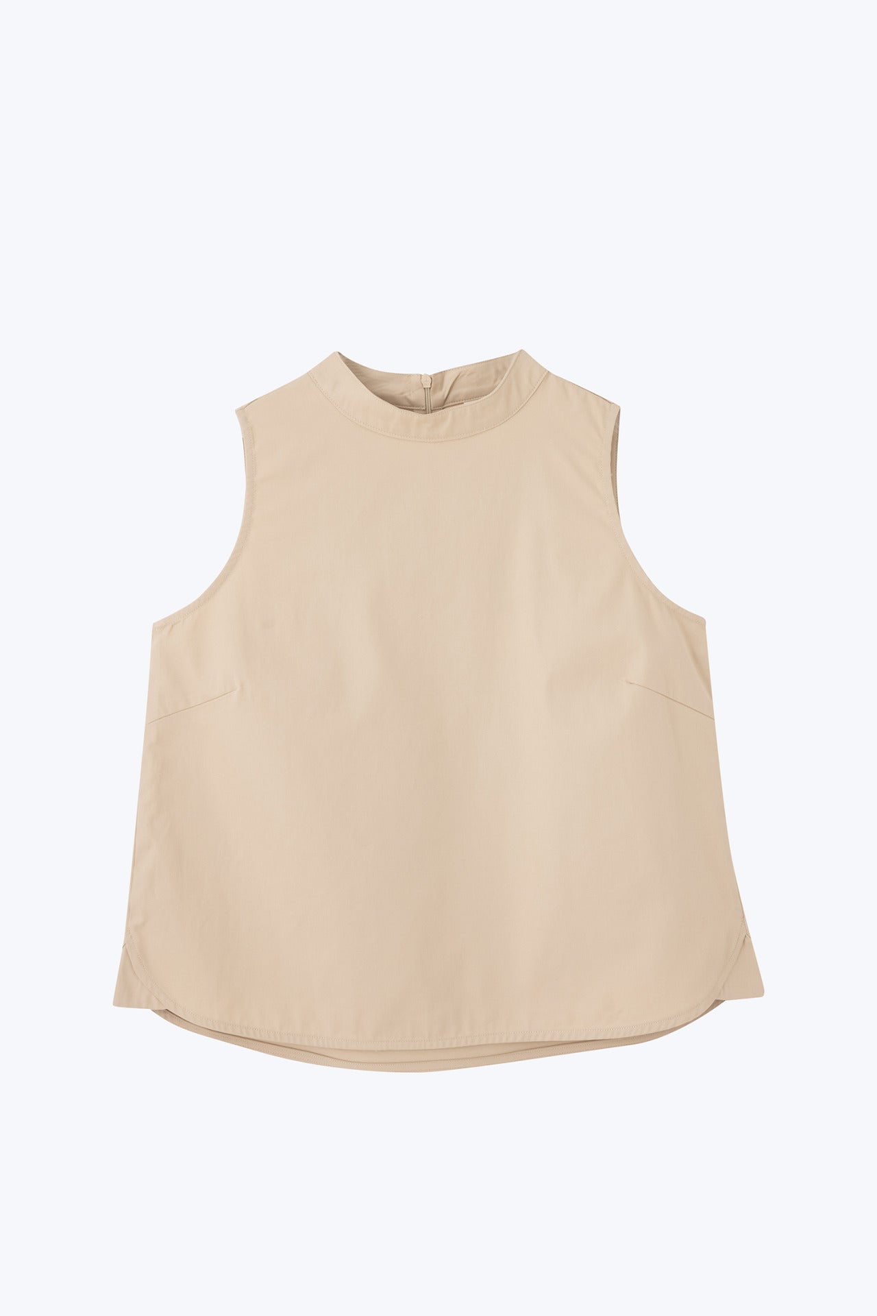 Mock Neck Top - Sand