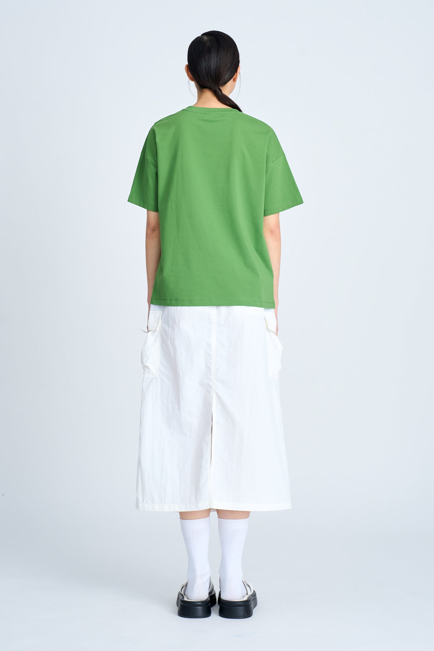 Twist Knot Tee - Clover Green