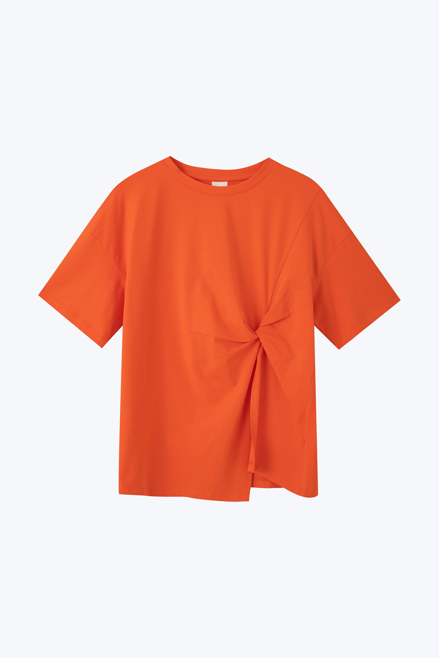 Twist Knot Tee - Vermillion
