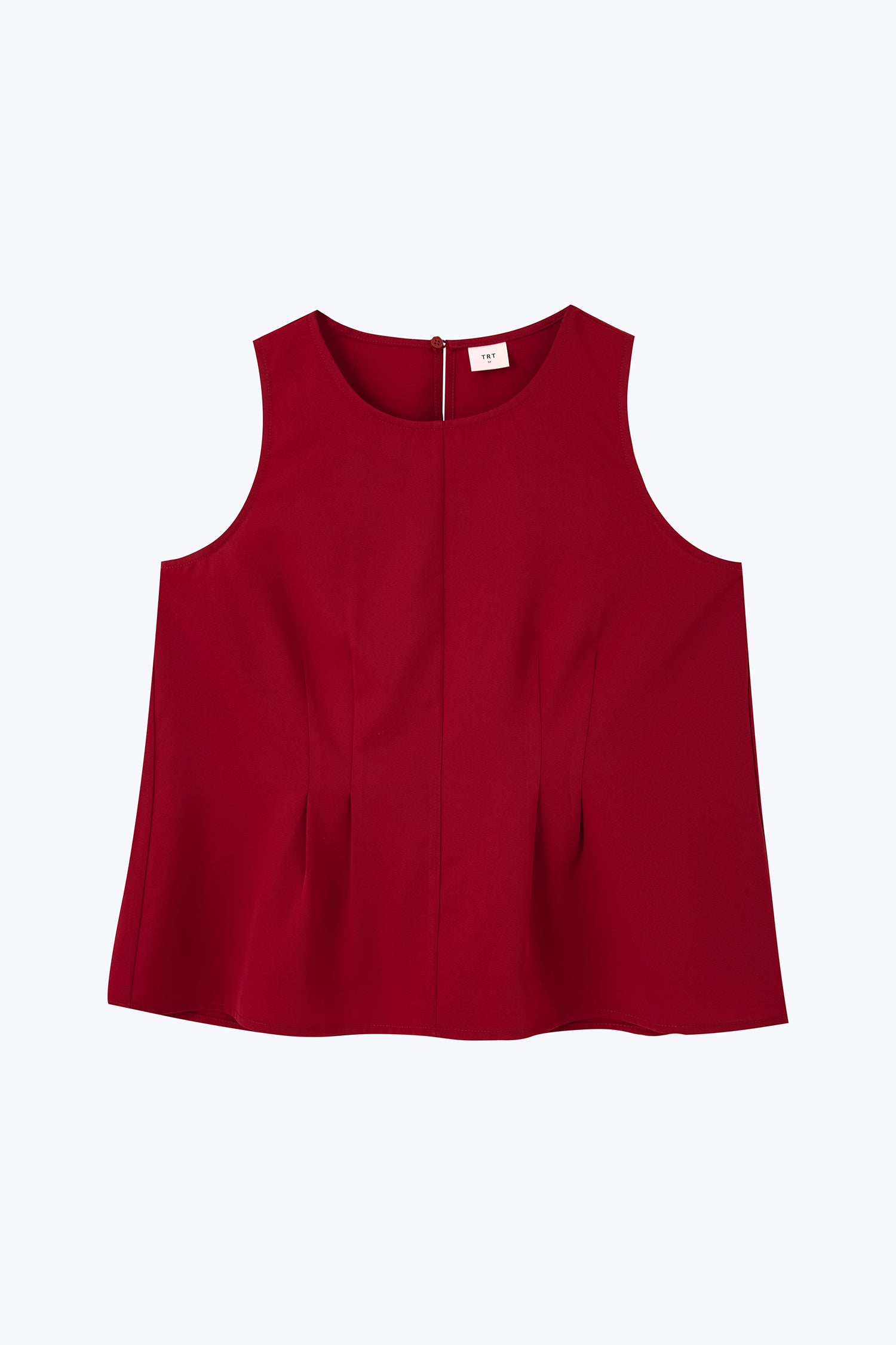Pleated Blouse - Burgundy