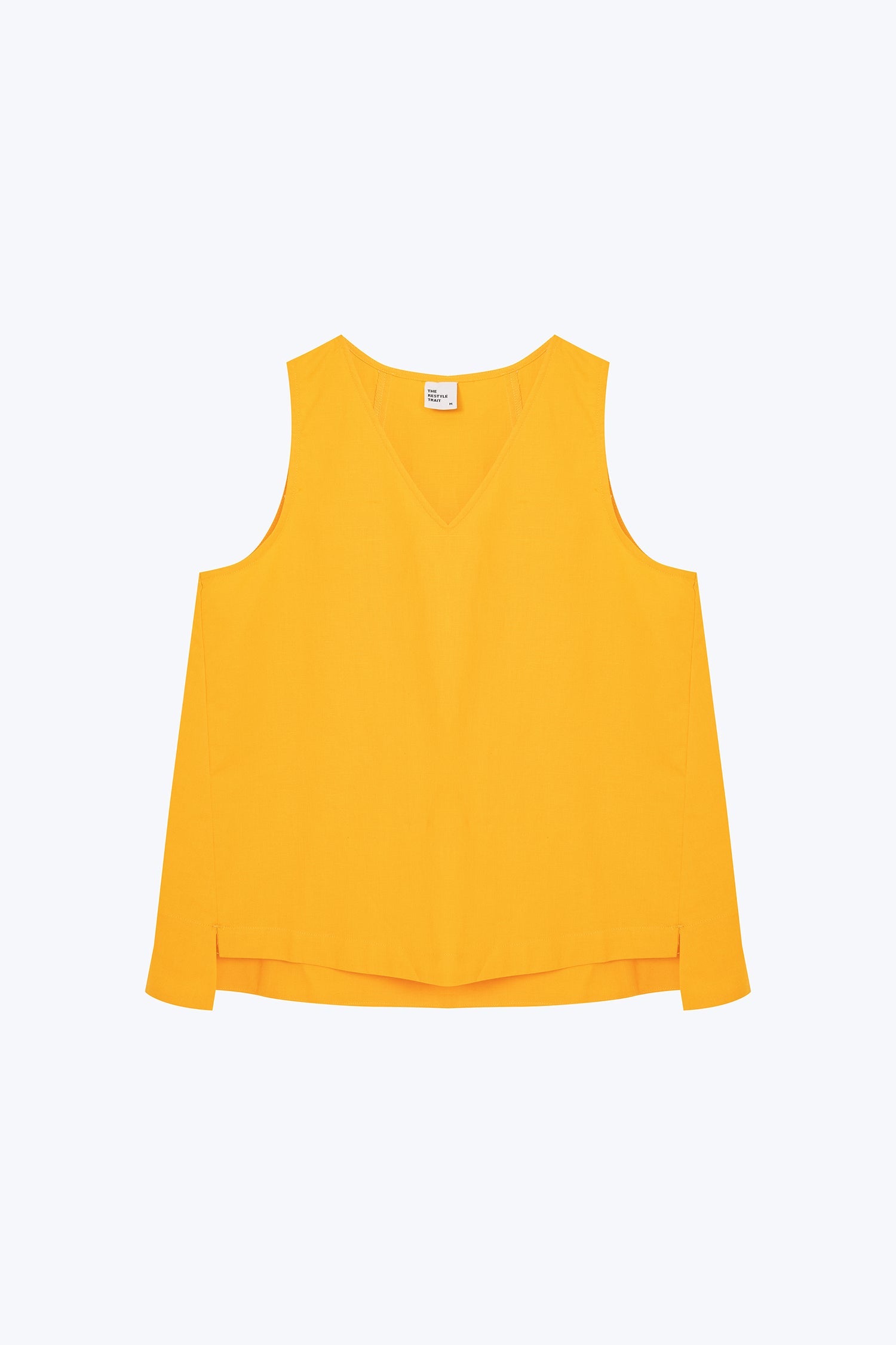 V-Neck Sleeveless Blouse - Sunray