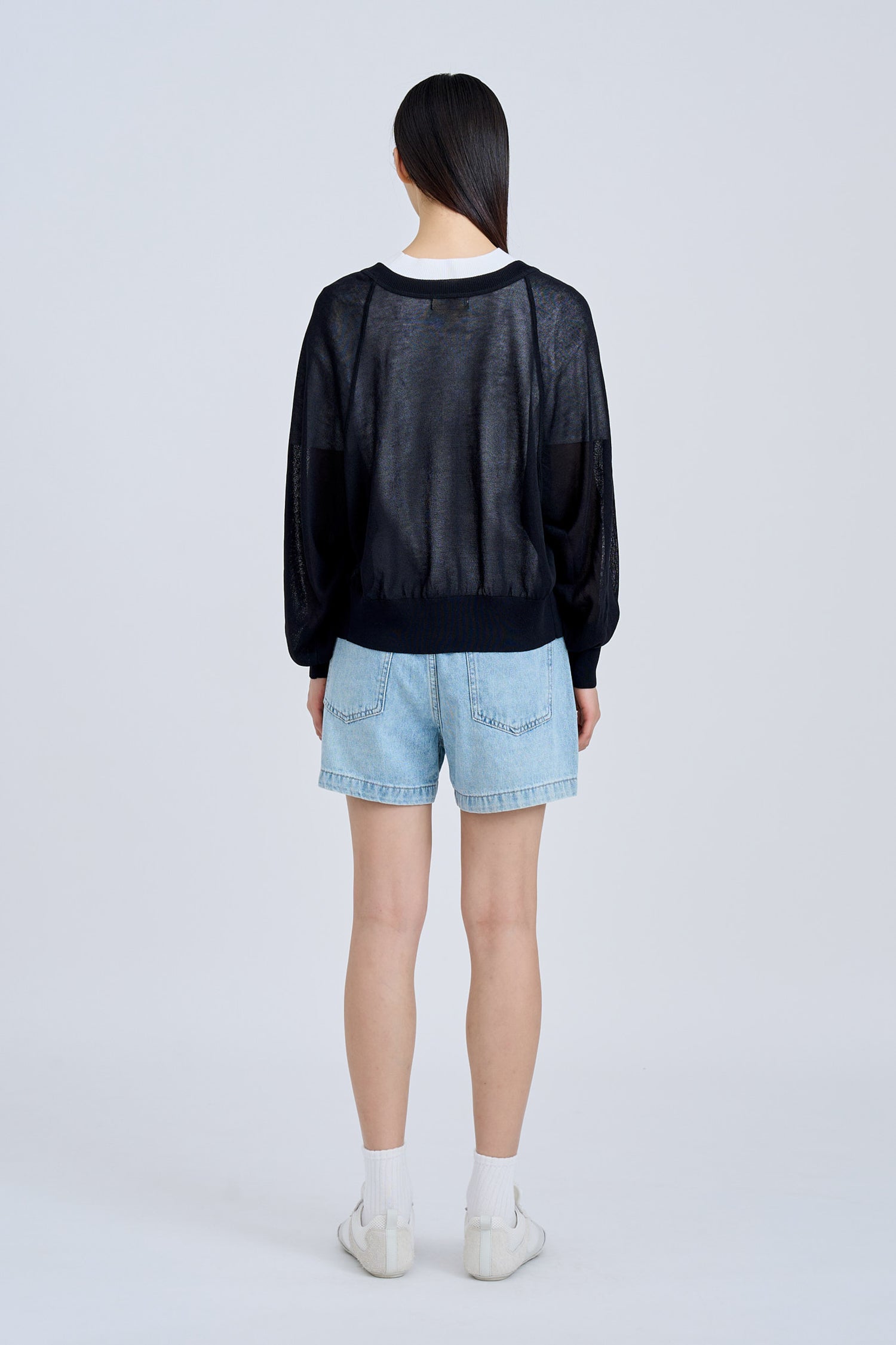 Knitted Cardigan - Black