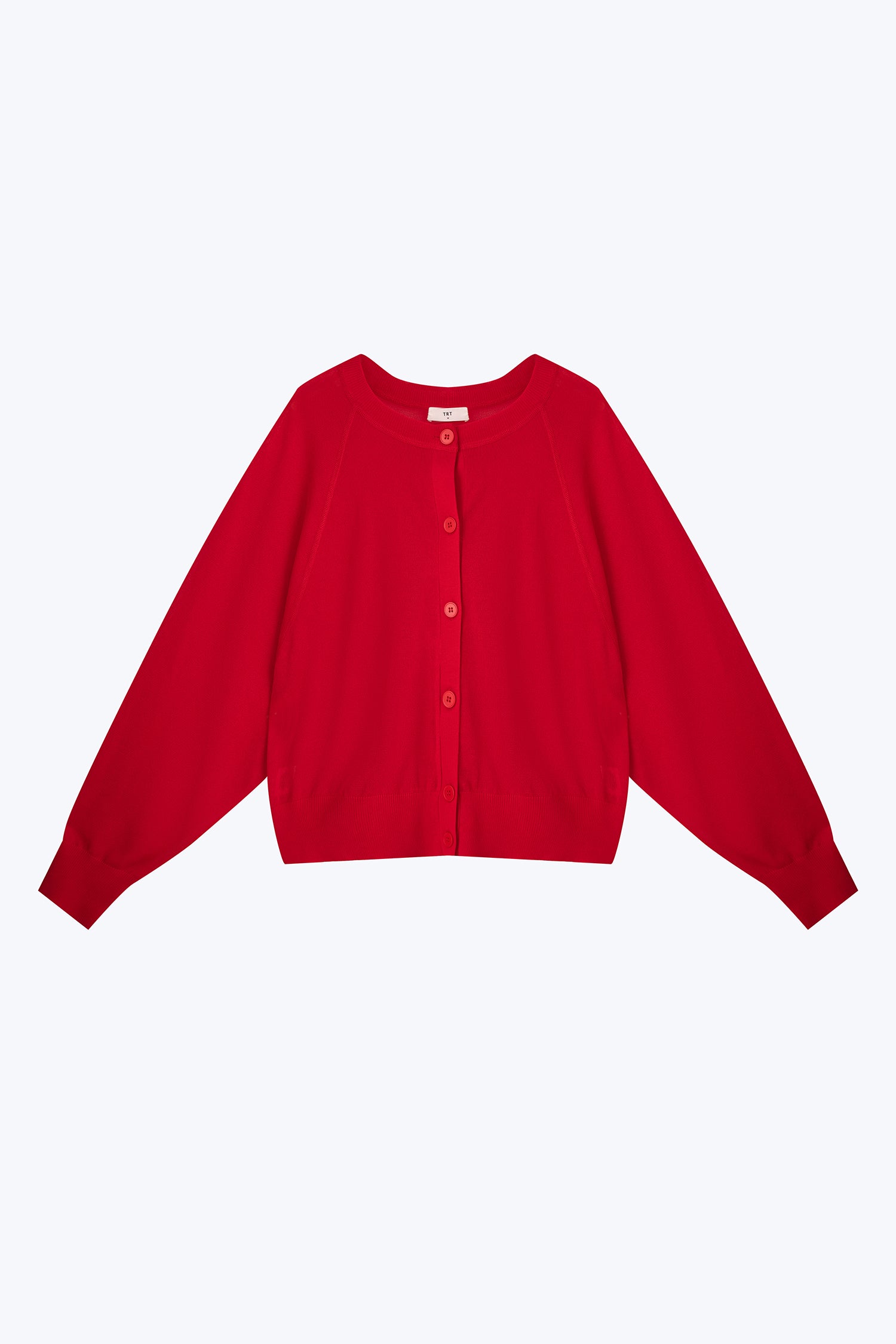 Knitted Cardigan - Red