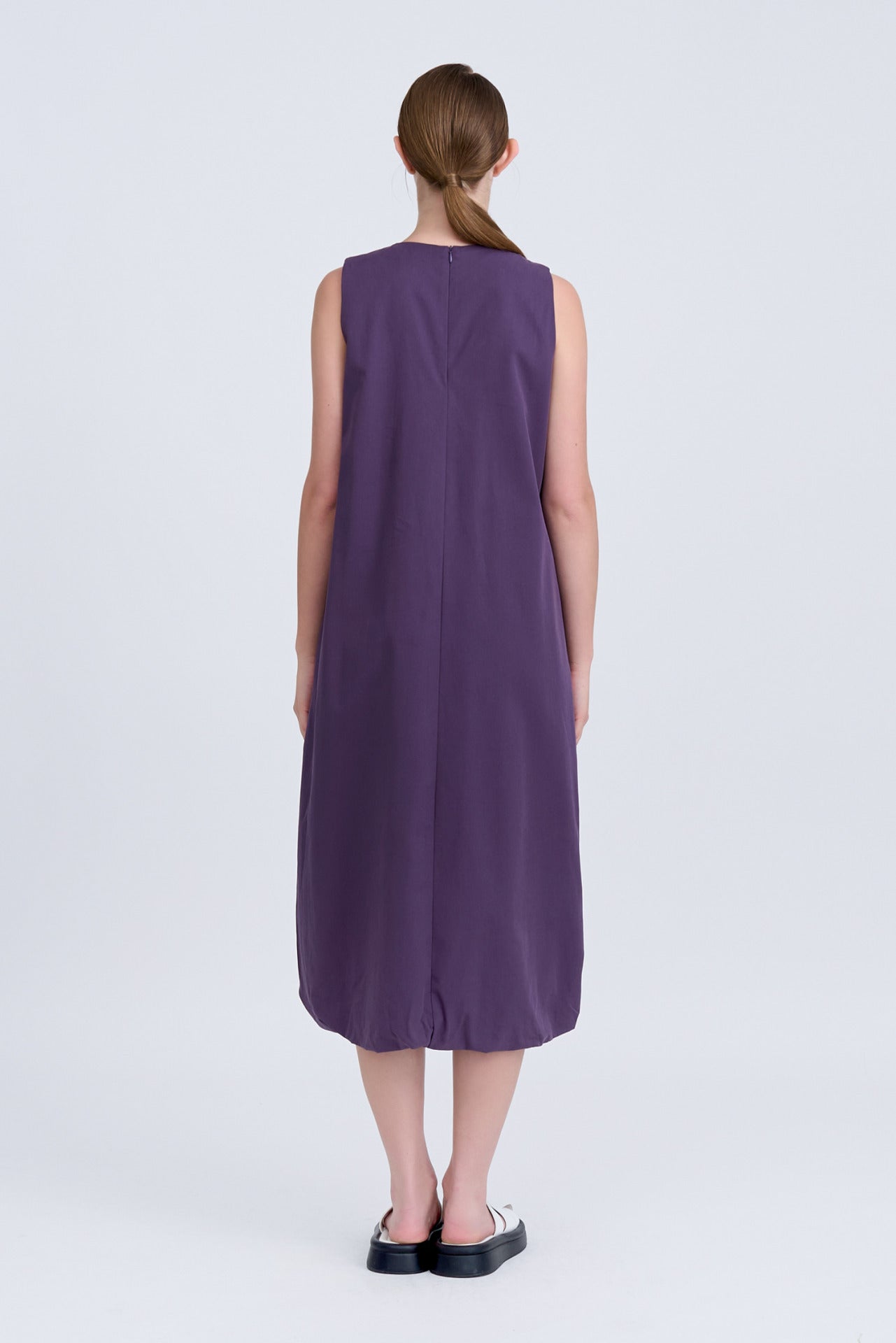 Cloud Dress - Eggplant