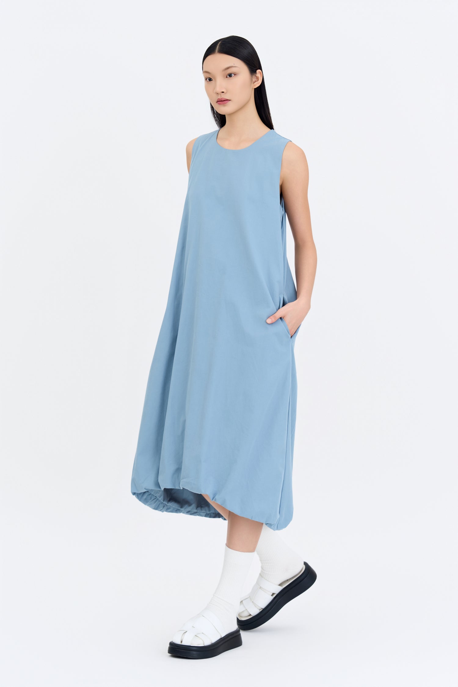 Cloud Dress - Dusty Blue
