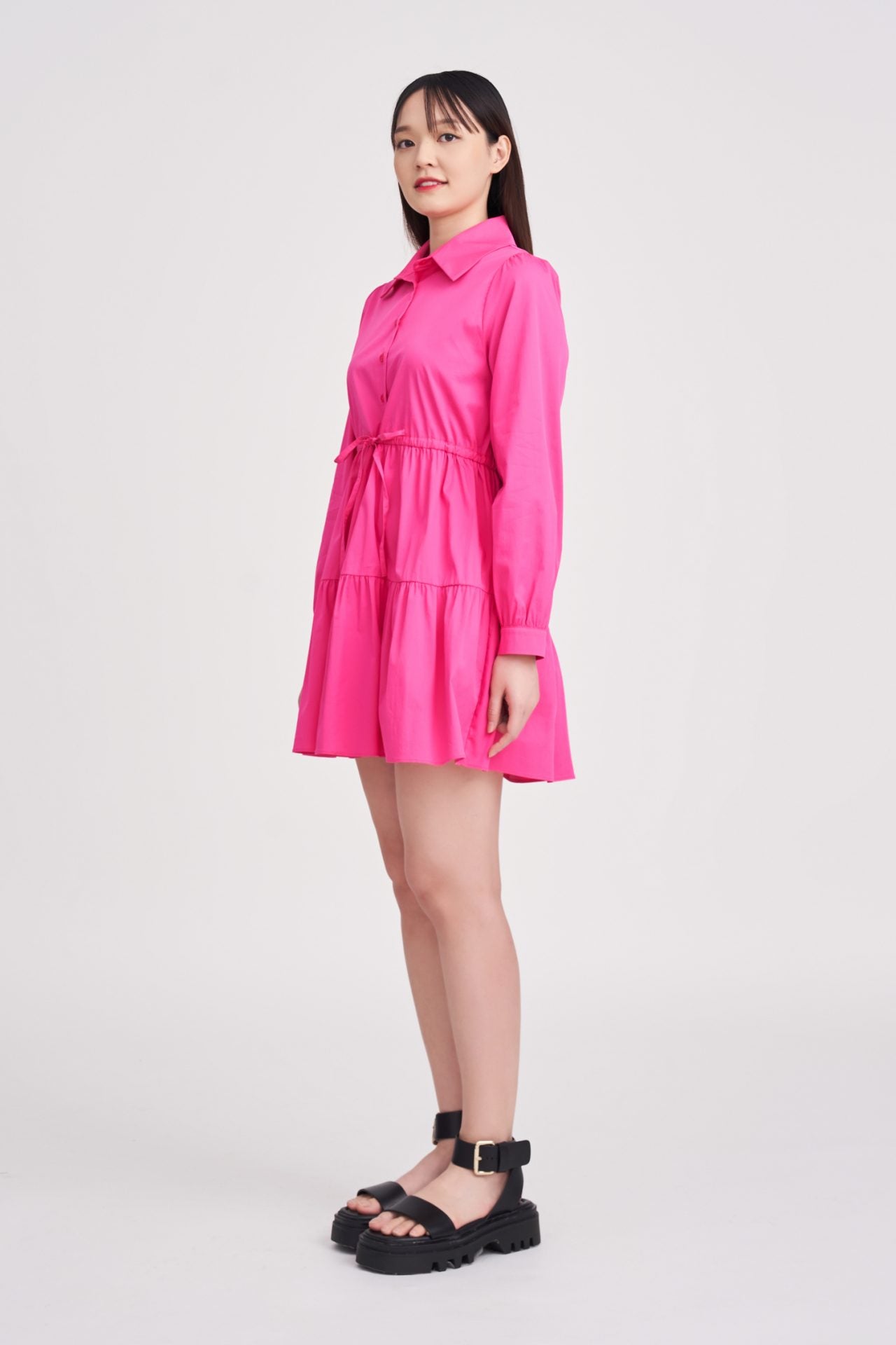 Short Sleeve Tier Dress