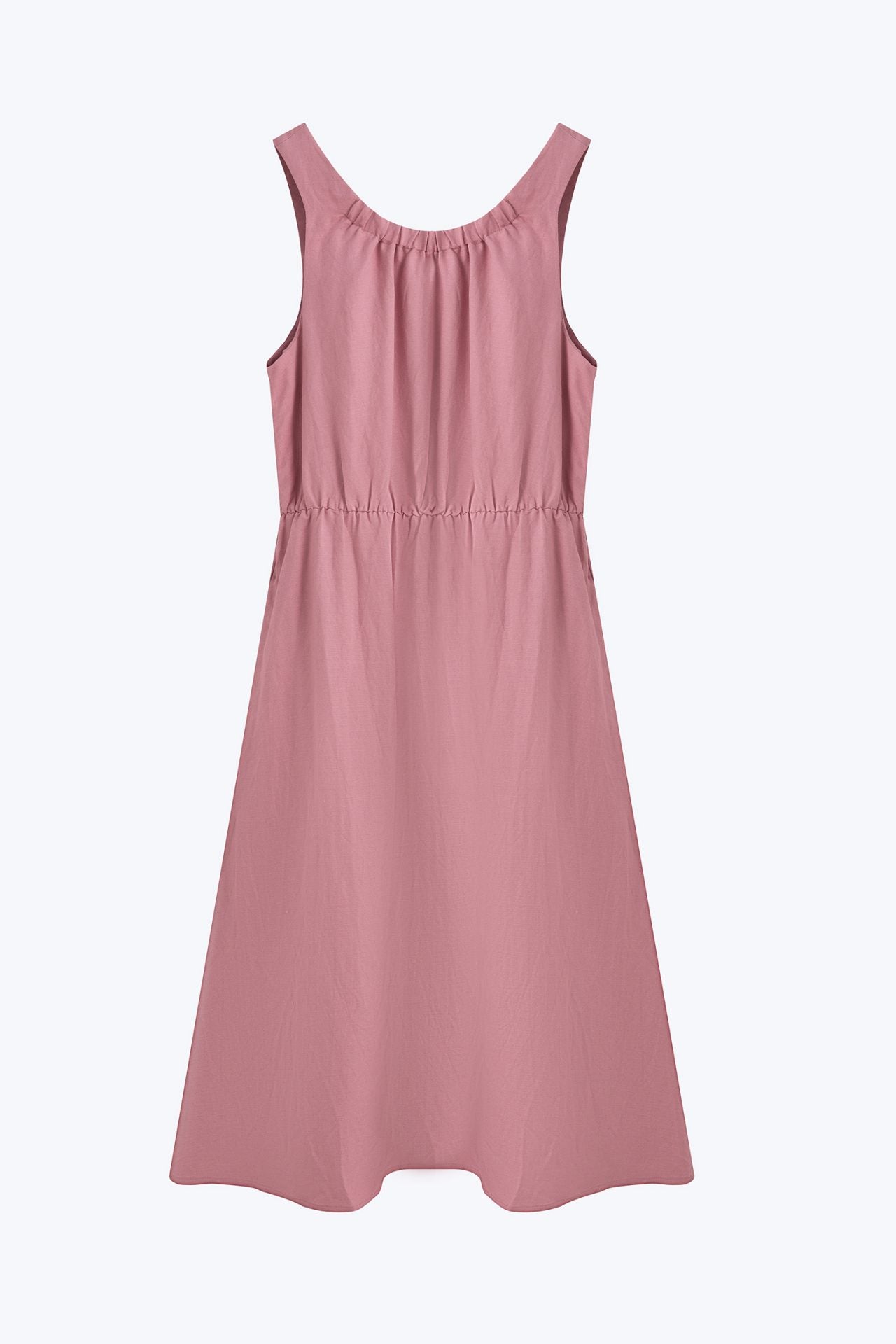 Sleeveless Gather Dress
