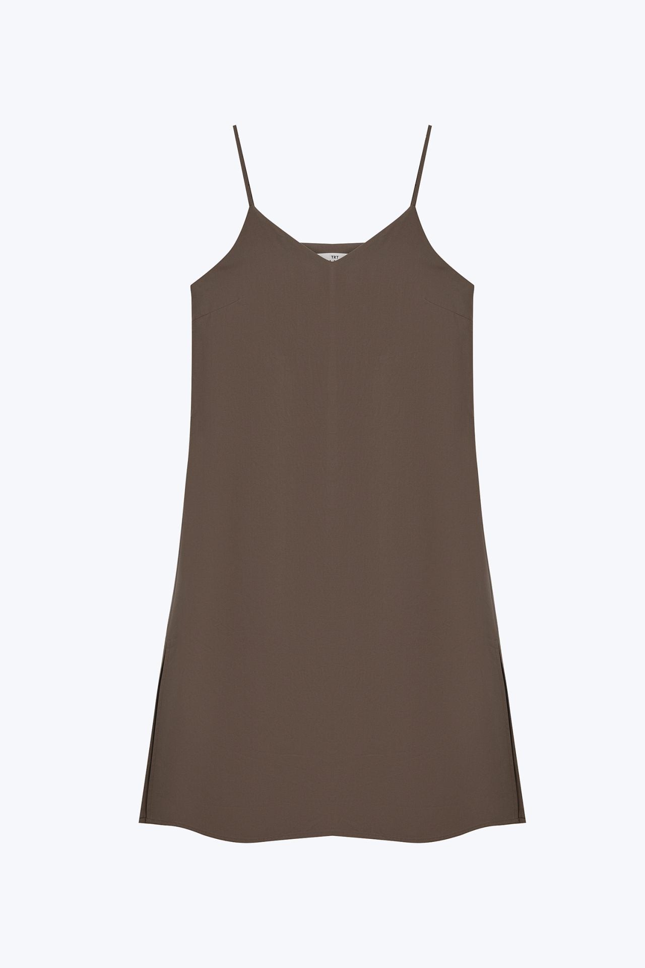 V-Neck Camisole Dress - Army Green