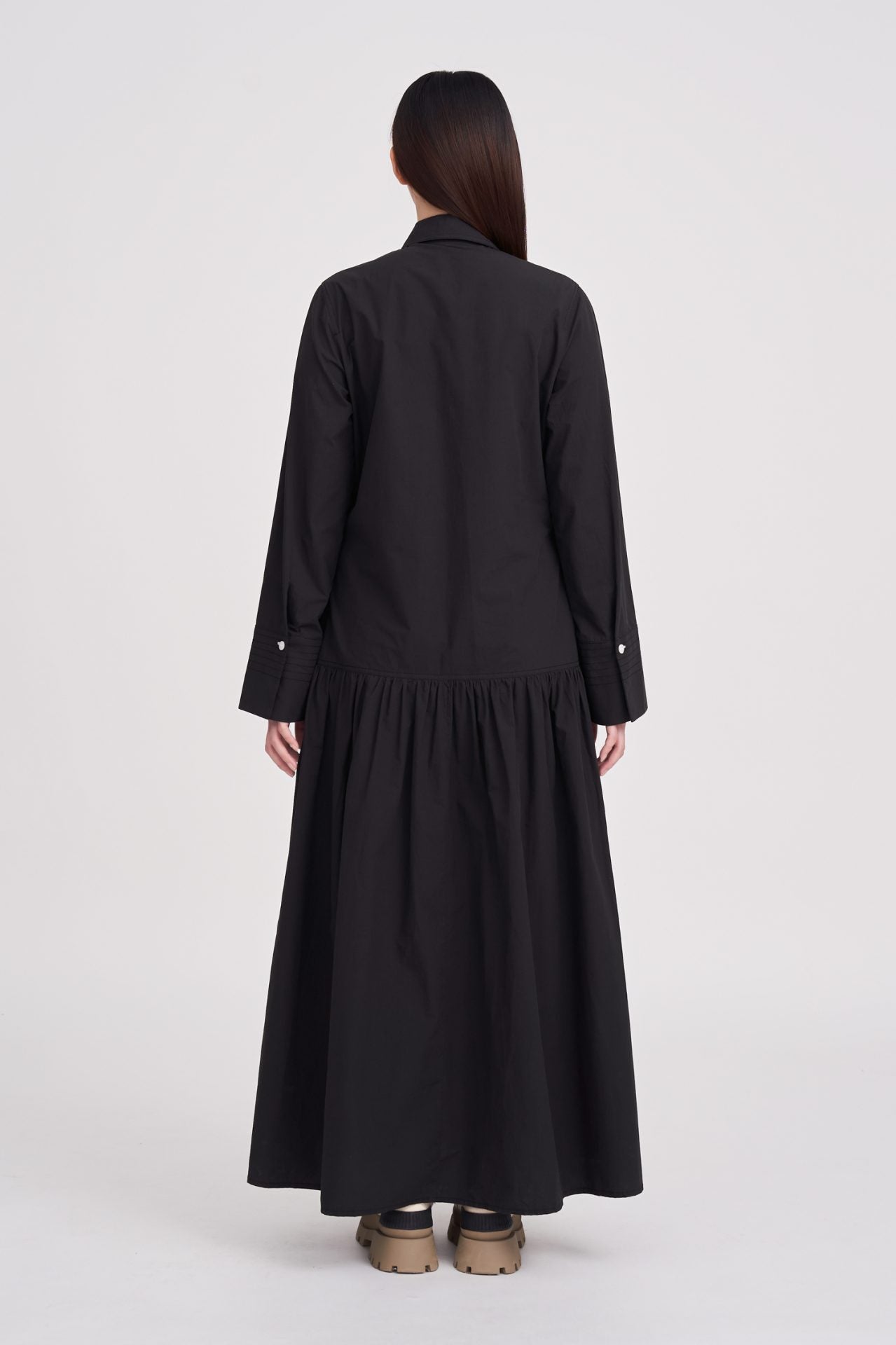 Long Sleeve Ruffle Dress