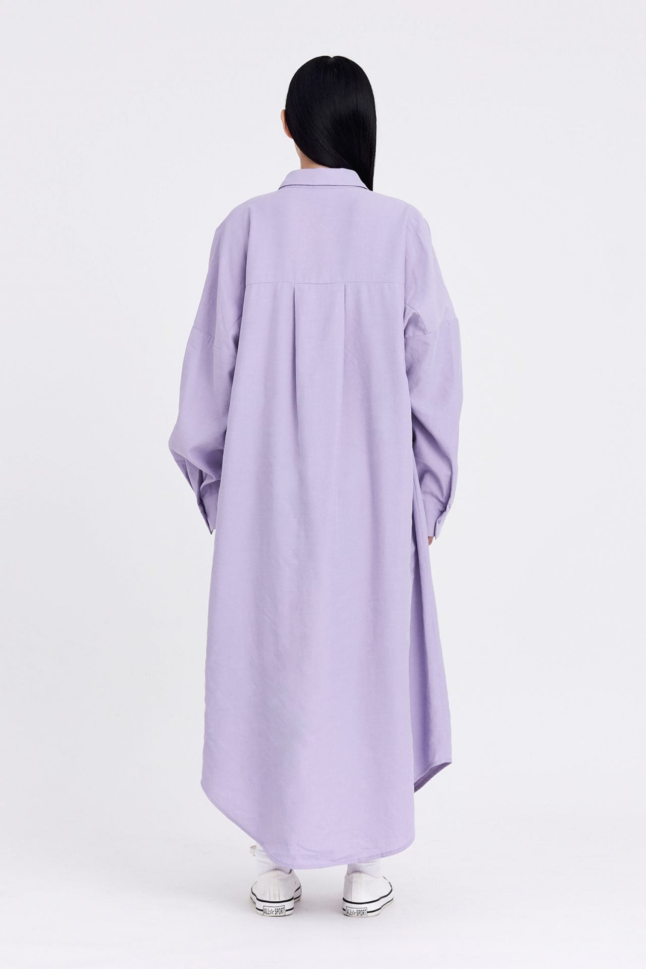 Patch Pocket Dress - Lilac