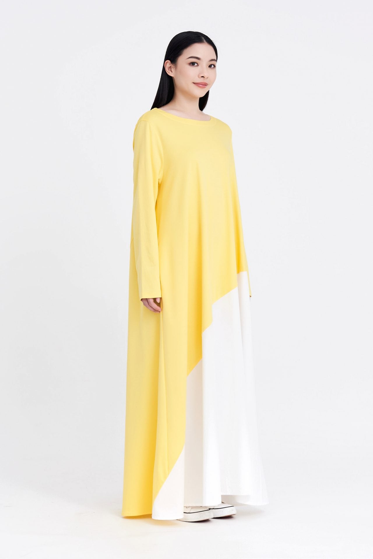 Asymmetric Colourblock Dress